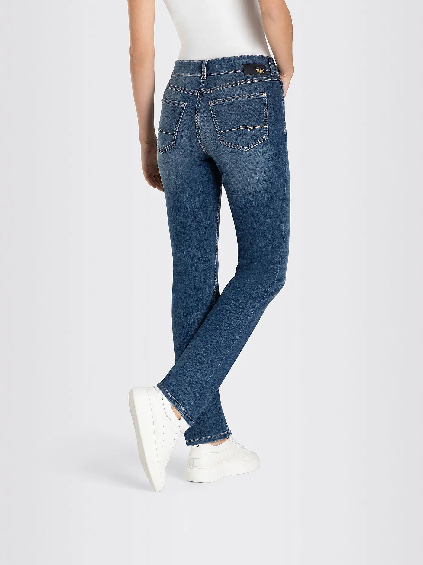 MAC | Jeans Straight Fit ANGELA | blau