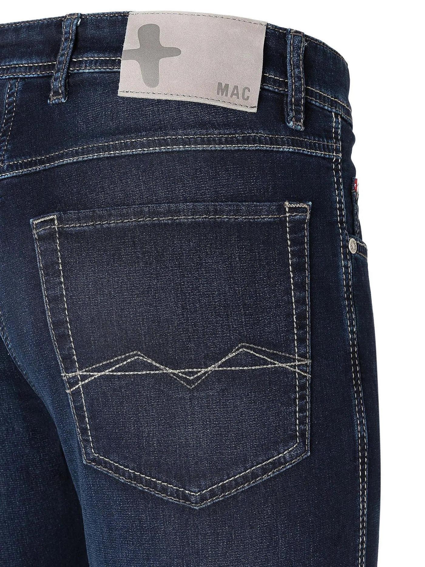 MAC | Joggjeans Slim Fit "Jog N'Jeans 0994" (lang) | blau