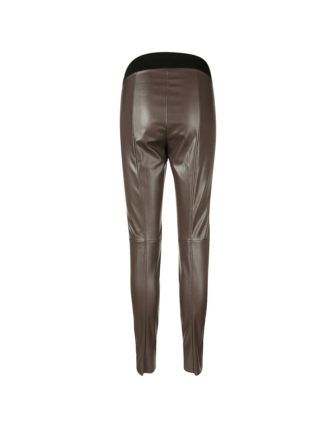 MAC | Leggings in Lederoptik  | braun
