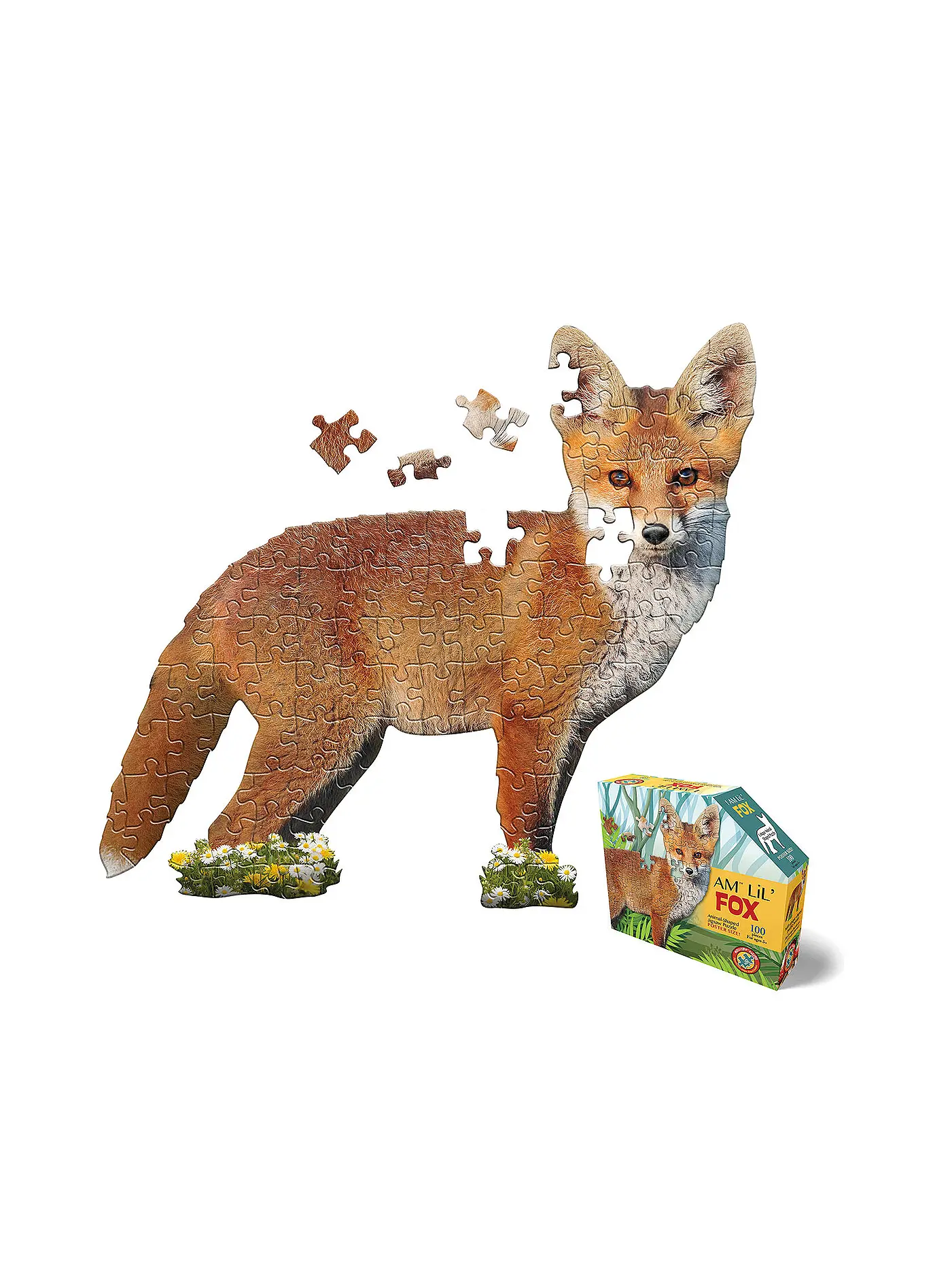 MADD CAPP | Konturpuzzle Jr. Fuchs 100 XL Teile | keine Farbe