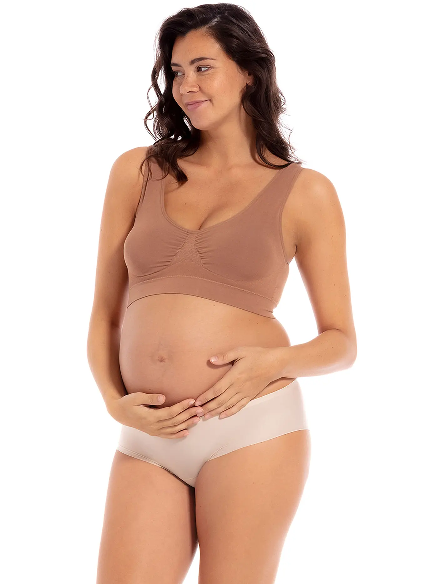 MAGIC BODYFASHION | Bustier Comfort Bra Bamboo Mocha | braun