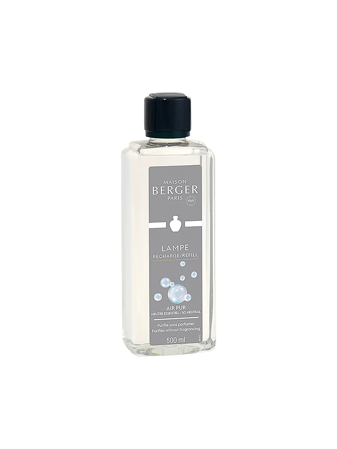 MAISON BERGER PARIS | Refill Umhüllende Tonkabohne - Lampe Berger Duft 500ml | transparent