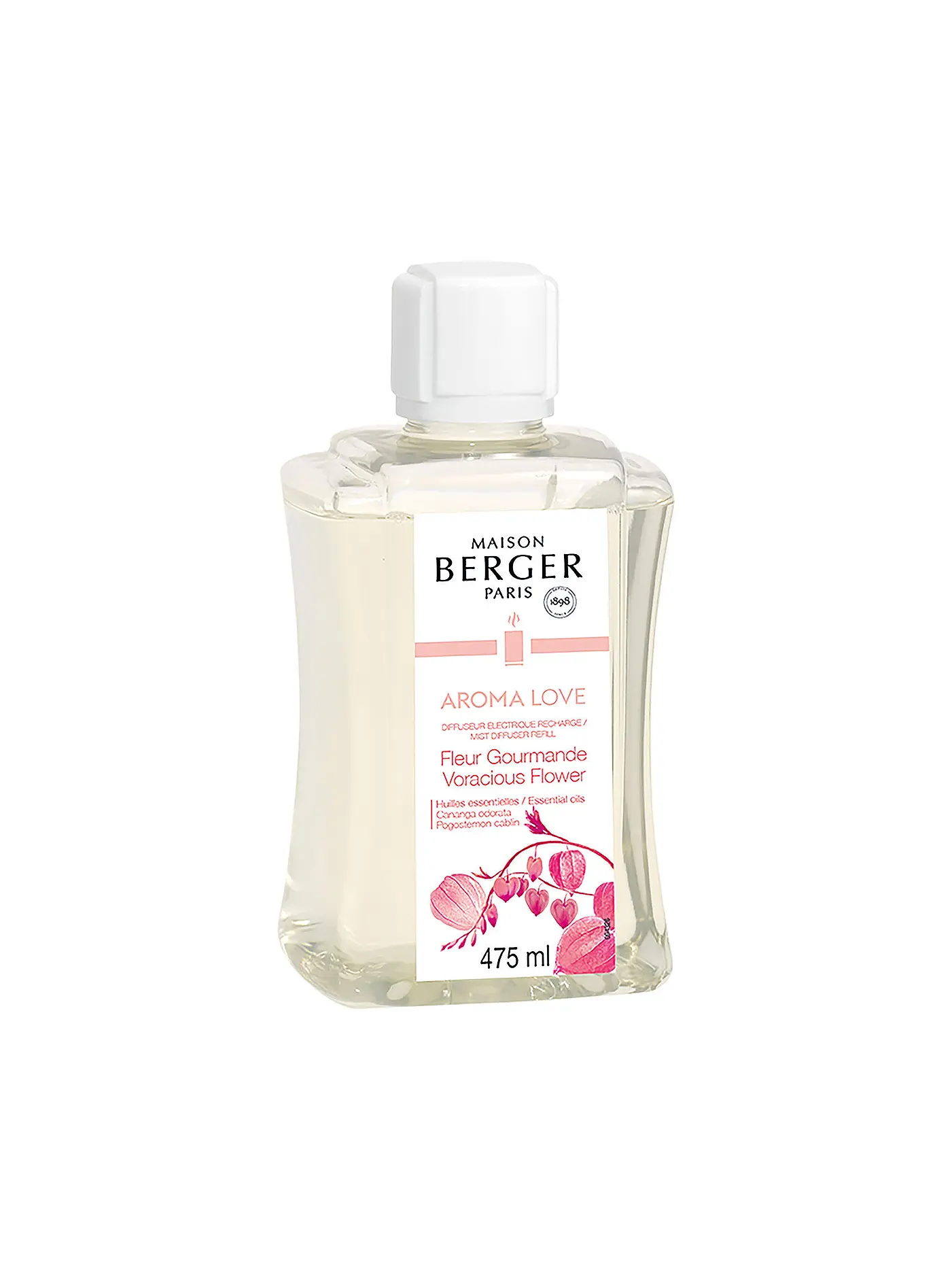 MAISON BERGER PARIS | Zitronen-Verbene Refill für elektrischen Aroma Diffuser 475ml | transparent