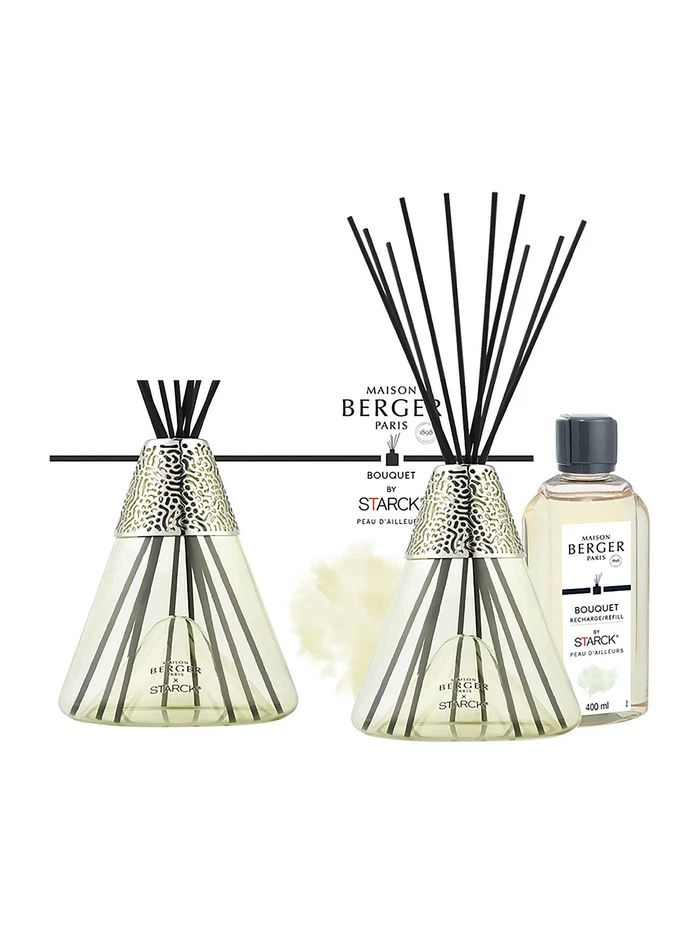 MAISON BERGER PARIS | Duftbouquet STARCK Vert Peau d'Ailleurs 400ml | hellgrün