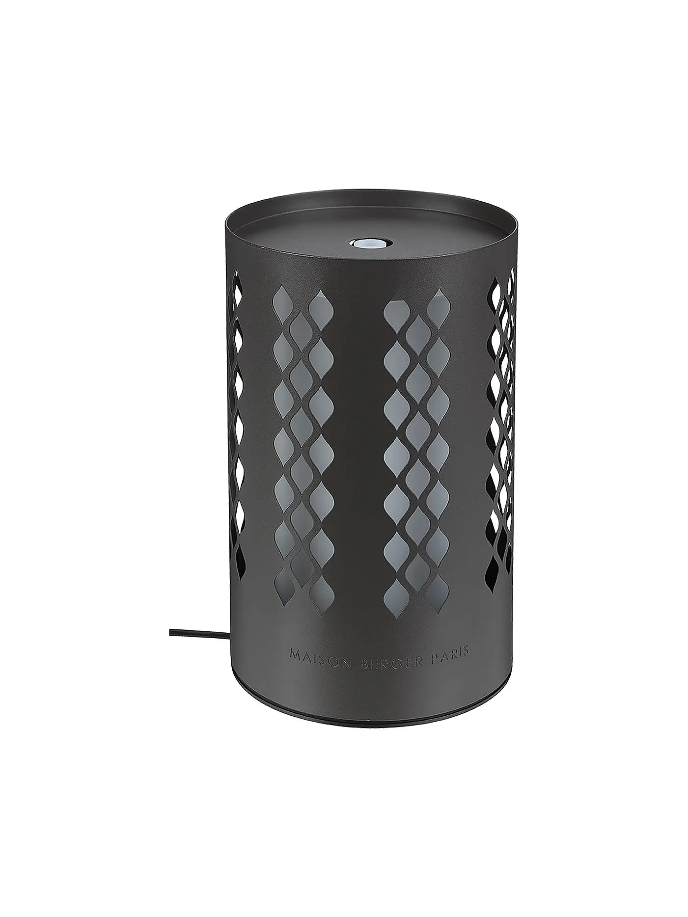 MAISON BERGER PARIS | Elektrischer Aroma Diffuser Losange Anthrazit - Pudriger Ambe | schwarz