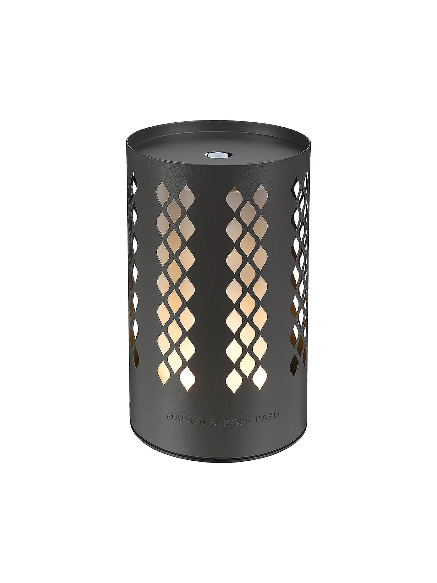 MAISON BERGER PARIS | Elektrischer Aroma Diffuser Losange Anthrazit - Pudriger Ambe | schwarz