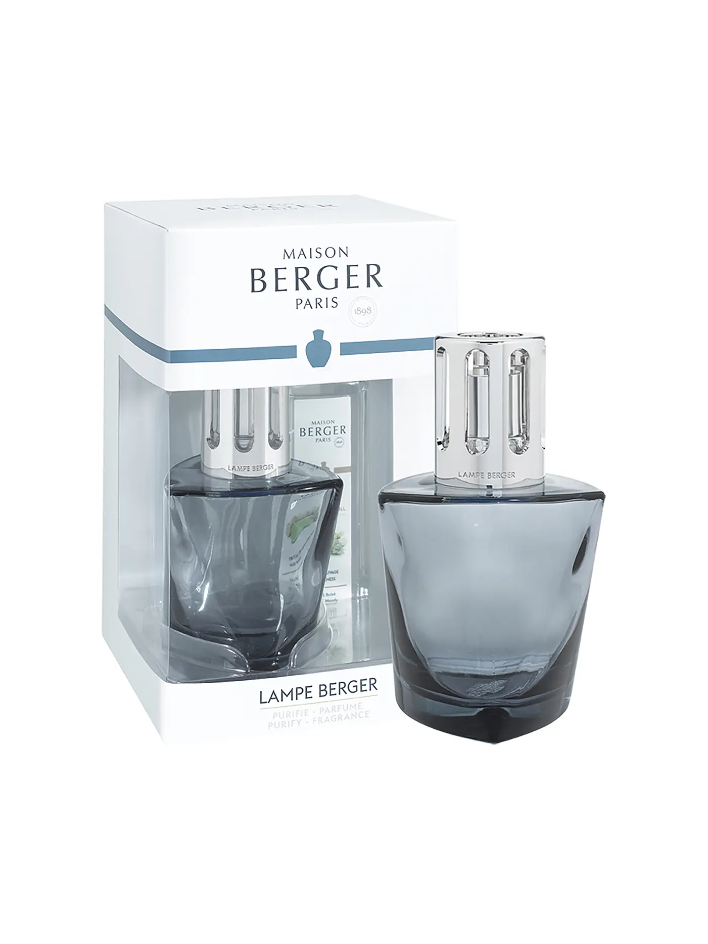 MAISON BERGER PARIS | Lampe Berger Set TERRA Noir 250ml Terre Sauvage | grau