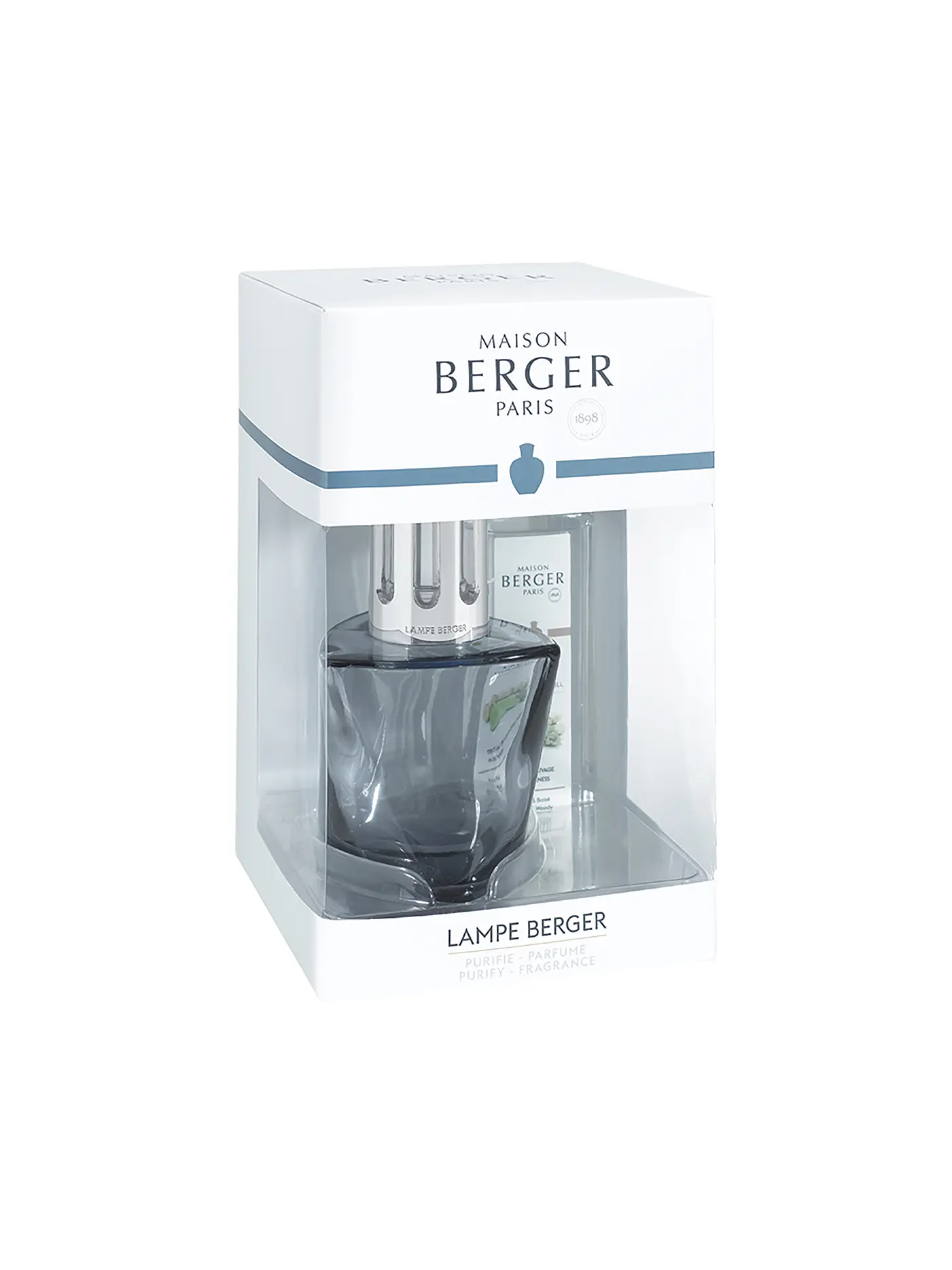 MAISON BERGER PARIS | Lampe Berger Set TERRA Noir 250ml Terre Sauvage | grau