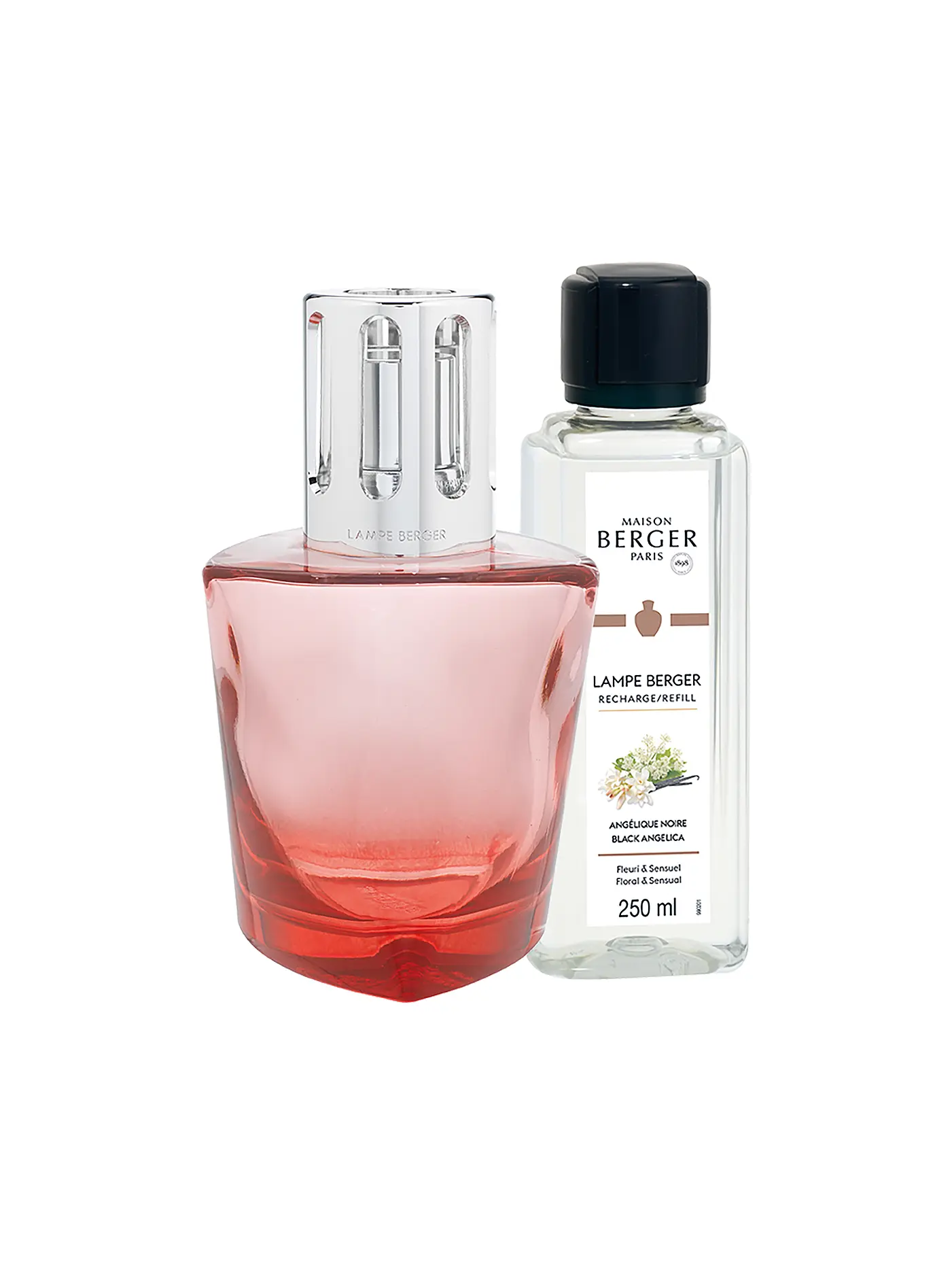 MAISON BERGER PARIS | Lampe Berger Set TERRA Rouge 250ml Angelique Noire | rot