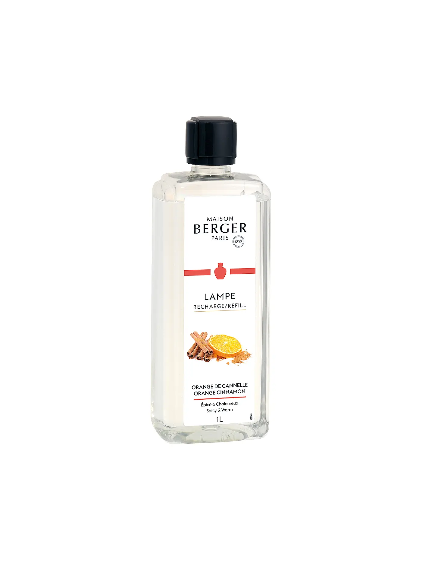 MAISON BERGER PARIS | Orange-Zimt - Lampe Berger Duft 1000 ml | transparent