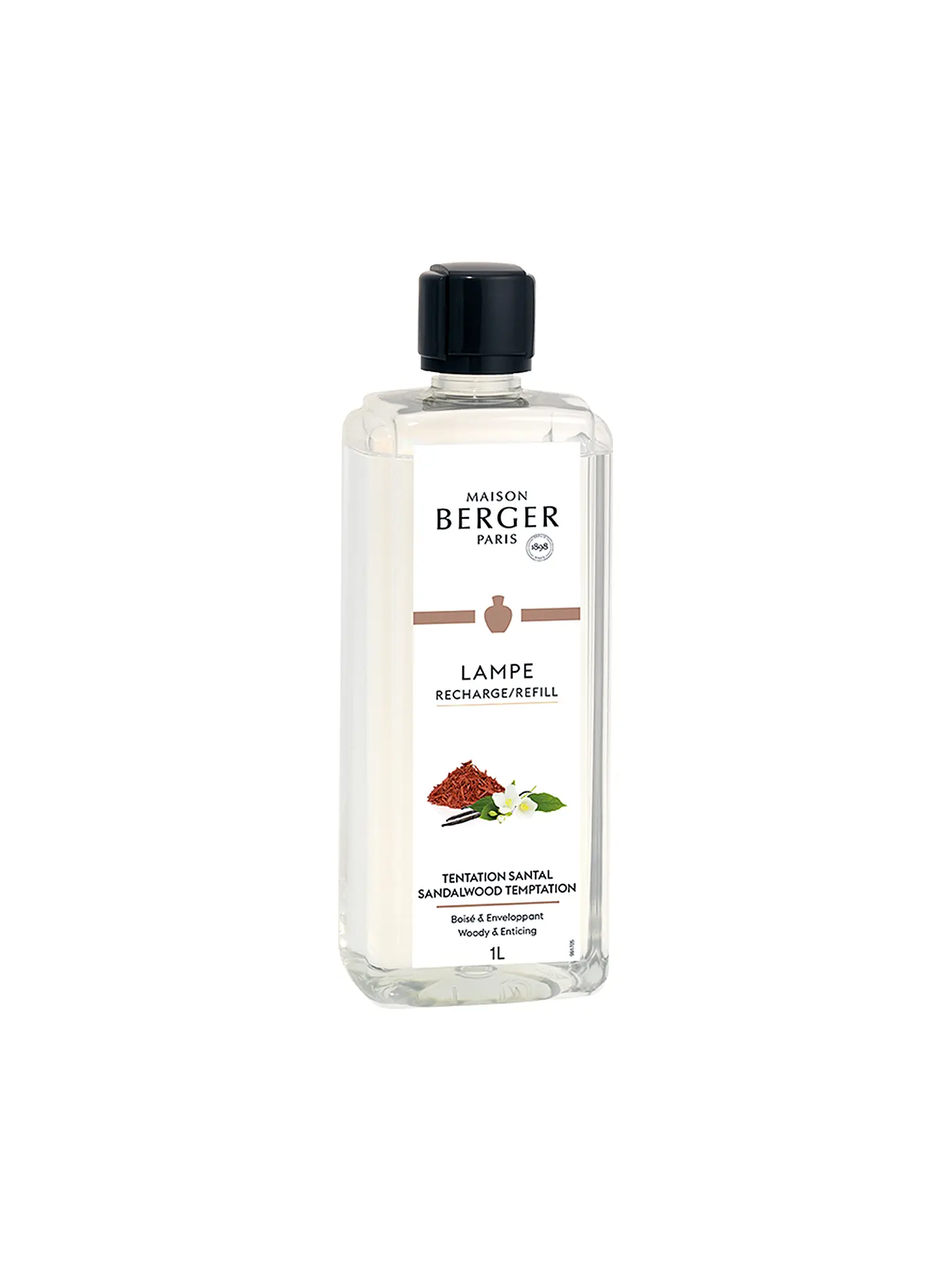 MAISON BERGER PARIS | Verführerisches Sandelholz - Lampe Berger Duft 1000 ml | transparent