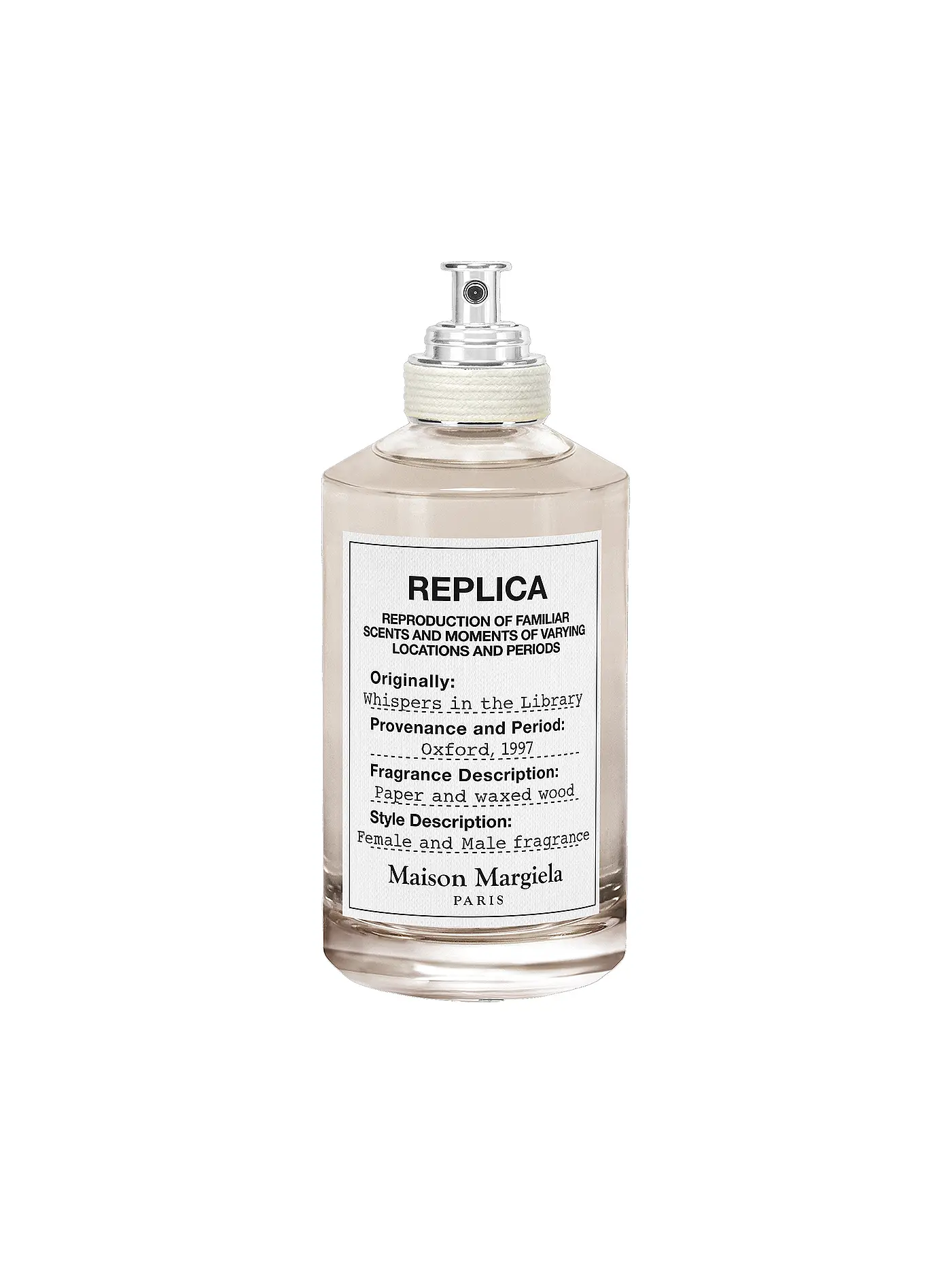 MAISON MARTIN MARGIELA | Replica Whispers in the Library Eau de Toilette 100ml | keine Farbe