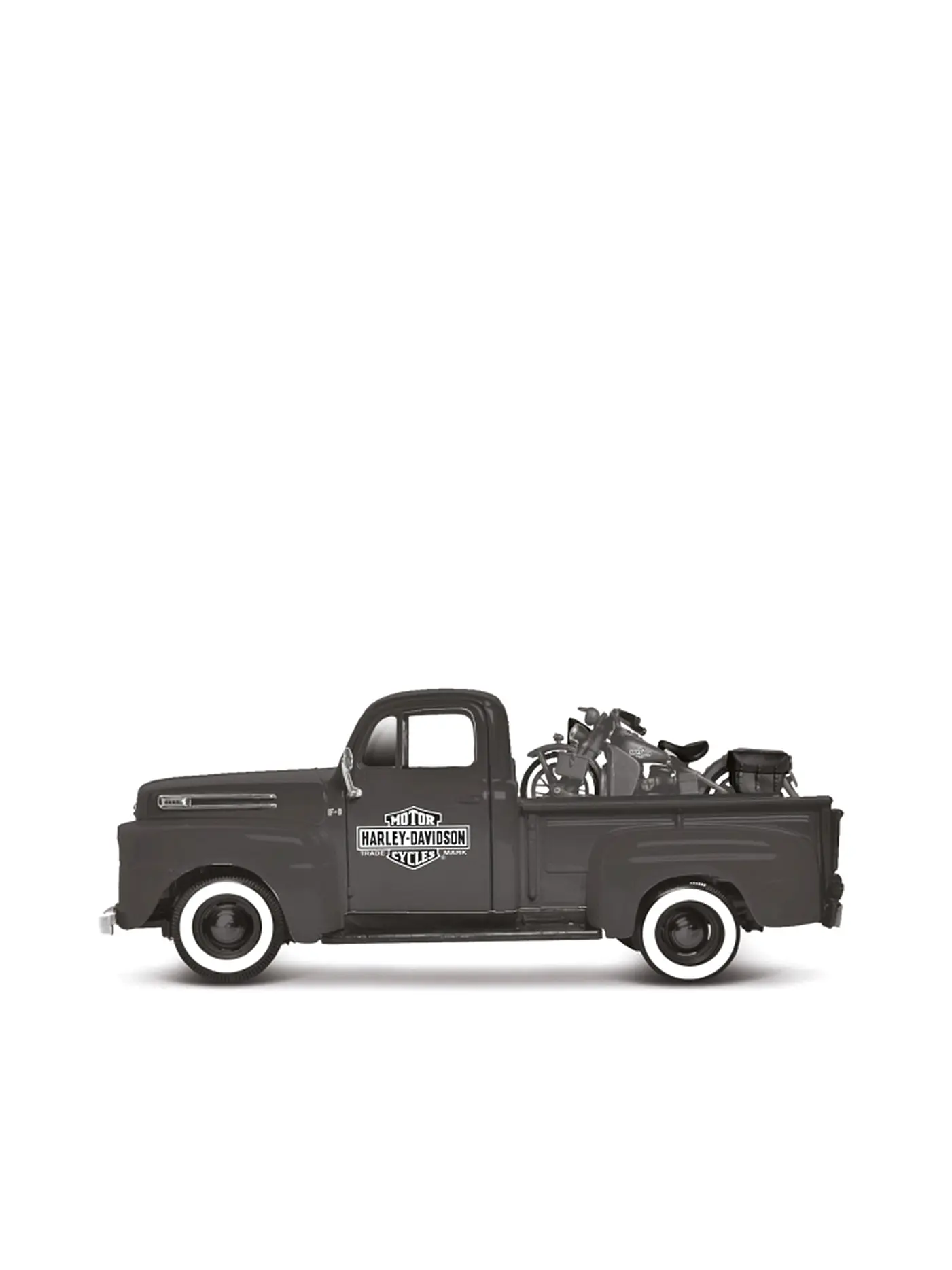 MAISTO | Modellfahrzeug - 1:24 Ford F-1 Pickup 48 + WLA Flathead 42 | keine Farbe