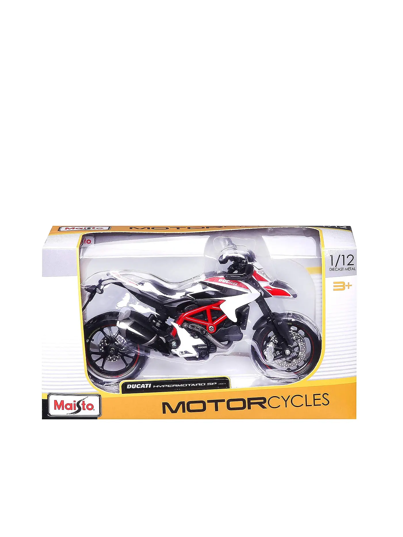 MAISTO | Modellfahrzeug - Ducati Hypermotard SP | weiss