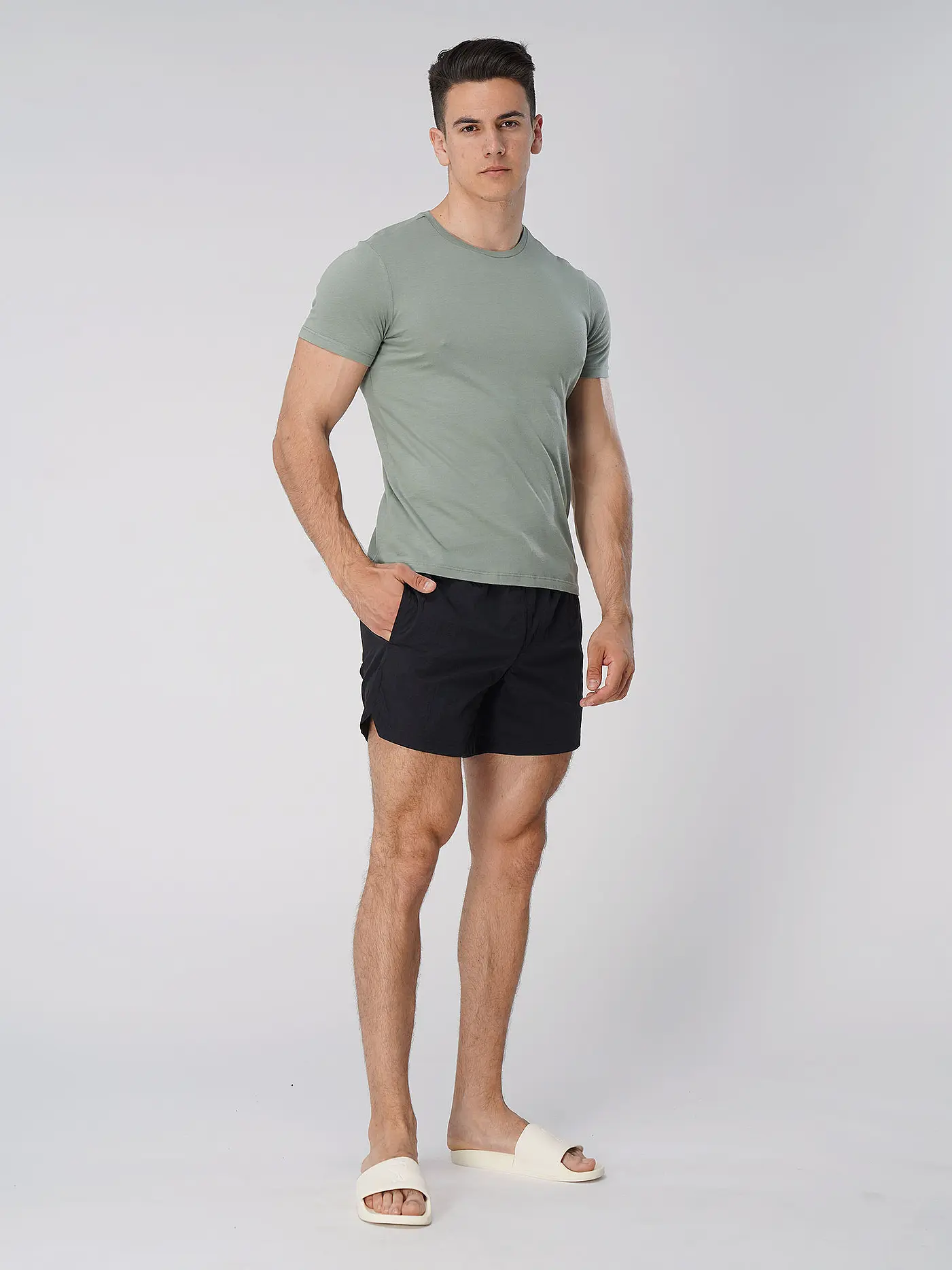 MAJESTIC FILATURES | T-Shirt  | olive