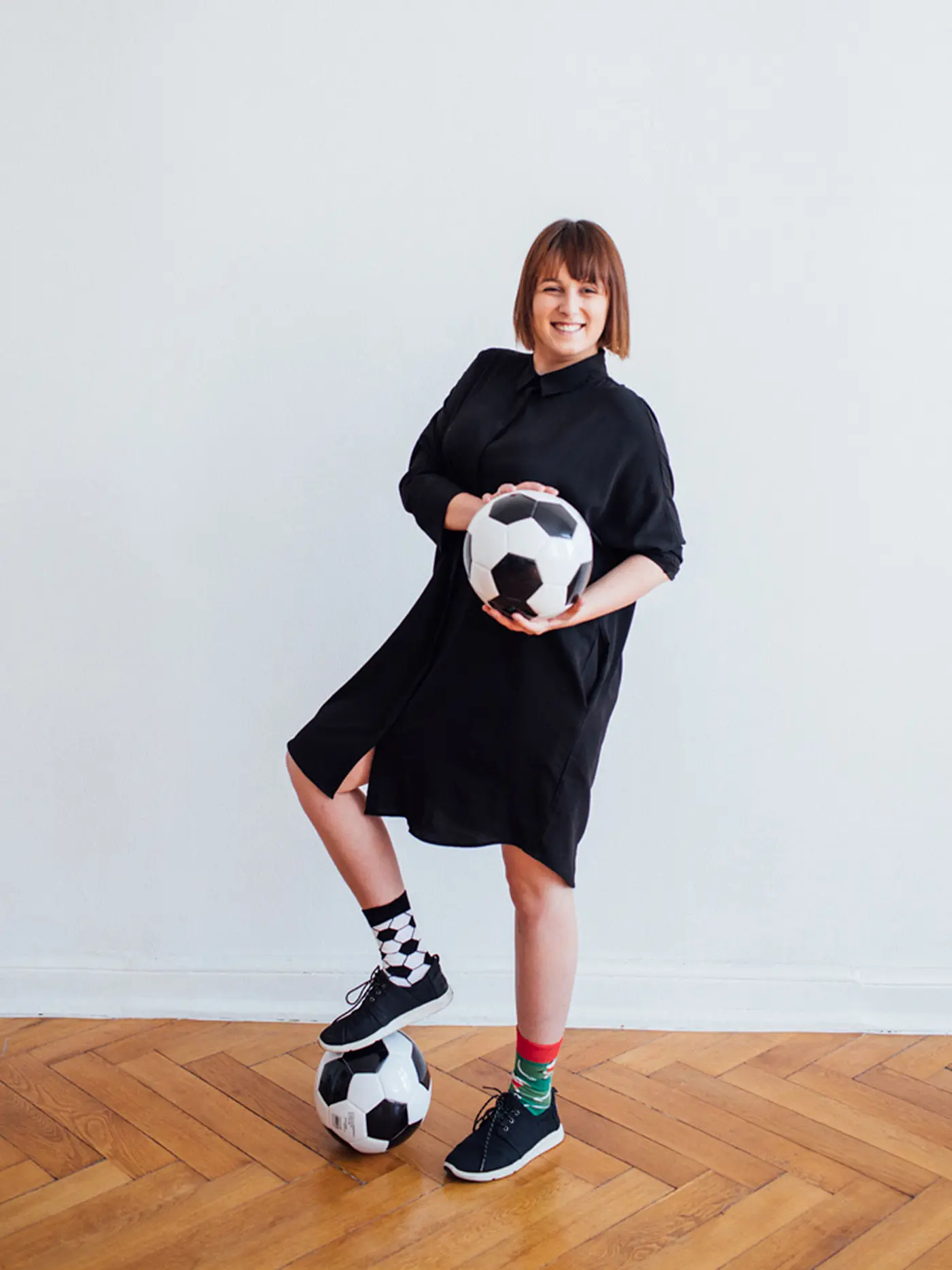 MANY MORNINGS | Damen Socken FOOTBALL FAN gruen | grün