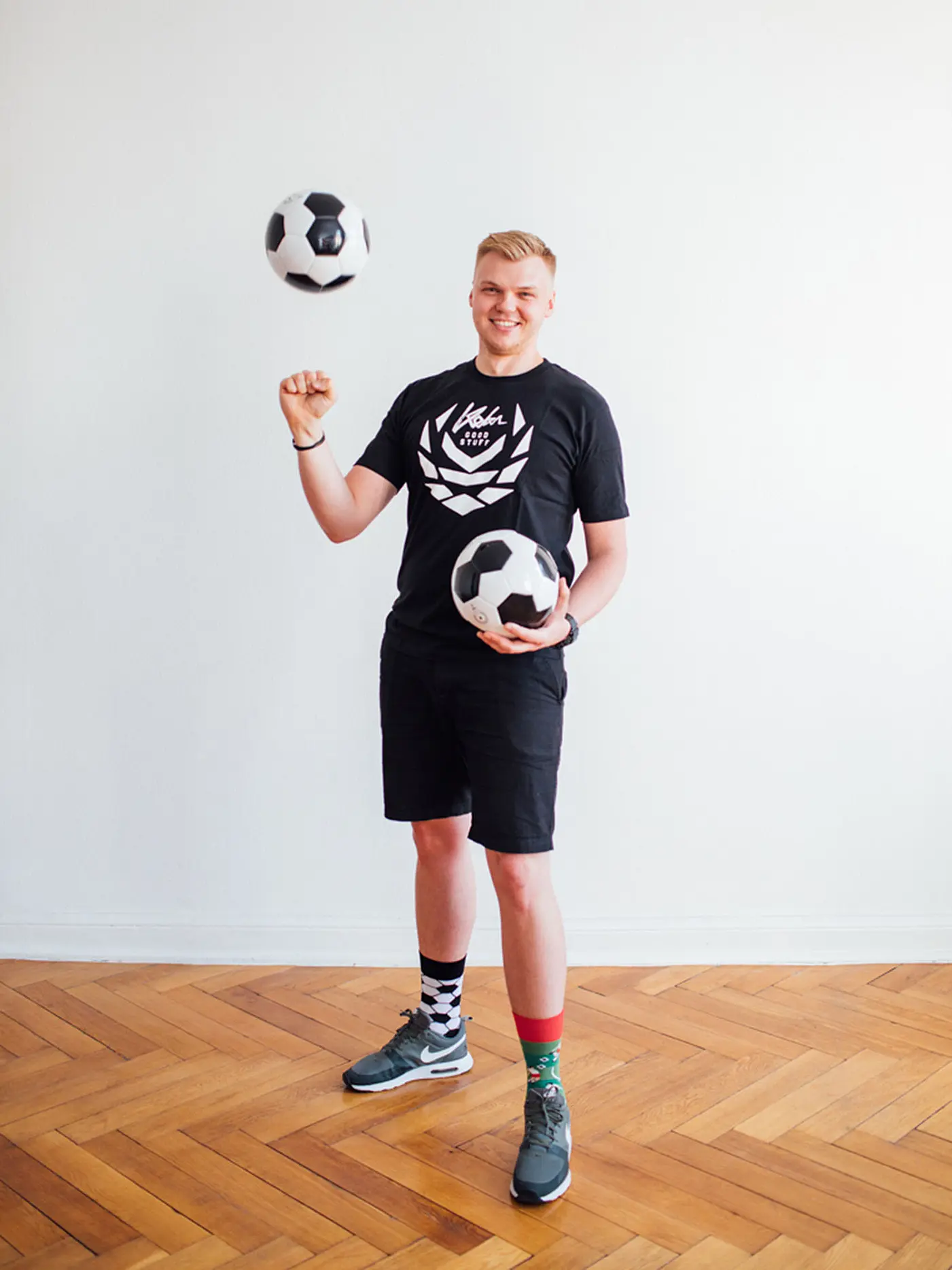 MANY MORNINGS | Damen Socken FOOTBALL FAN gruen | grün