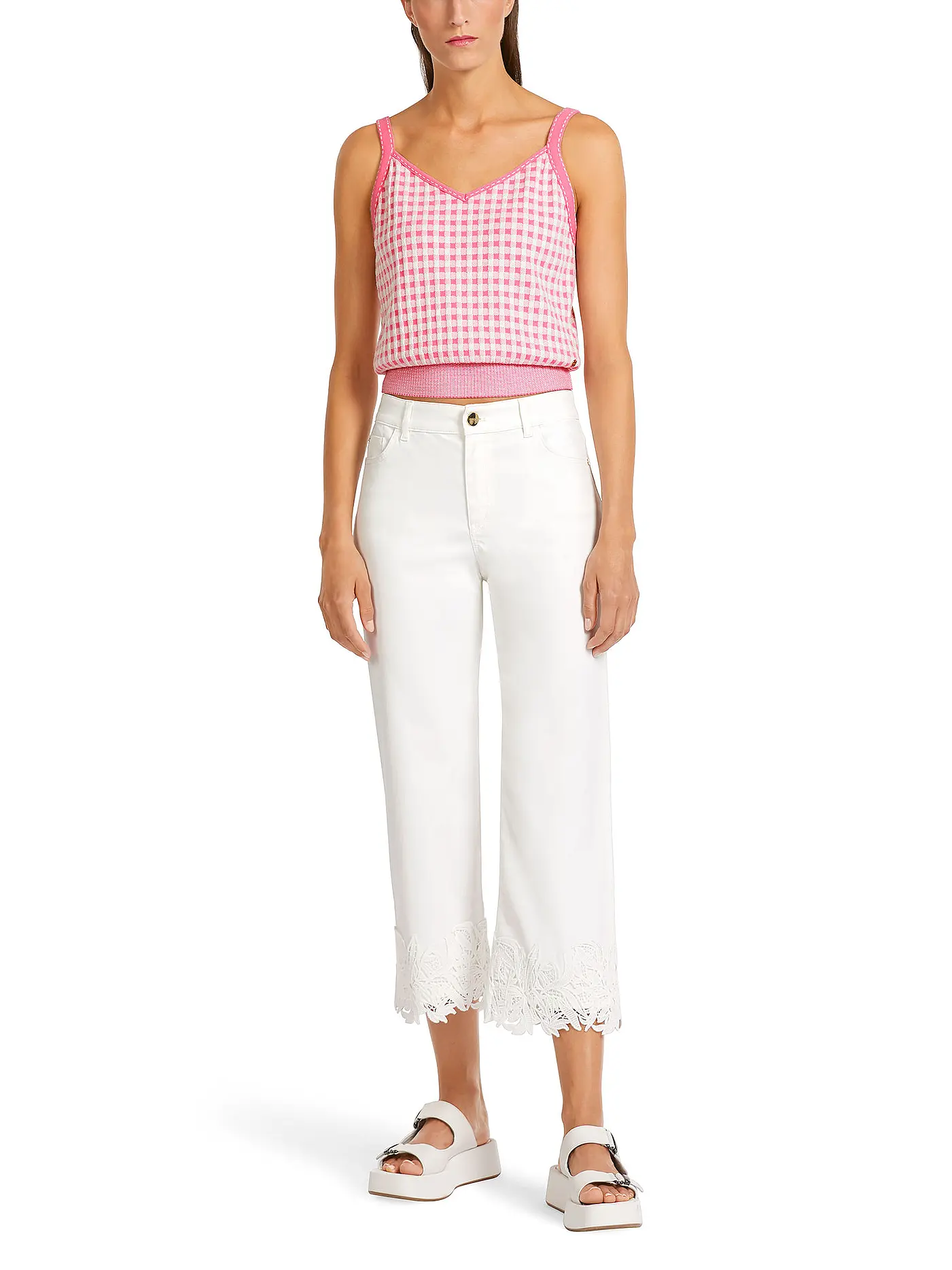 MARC CAIN |  Jeans 7/8 | creme