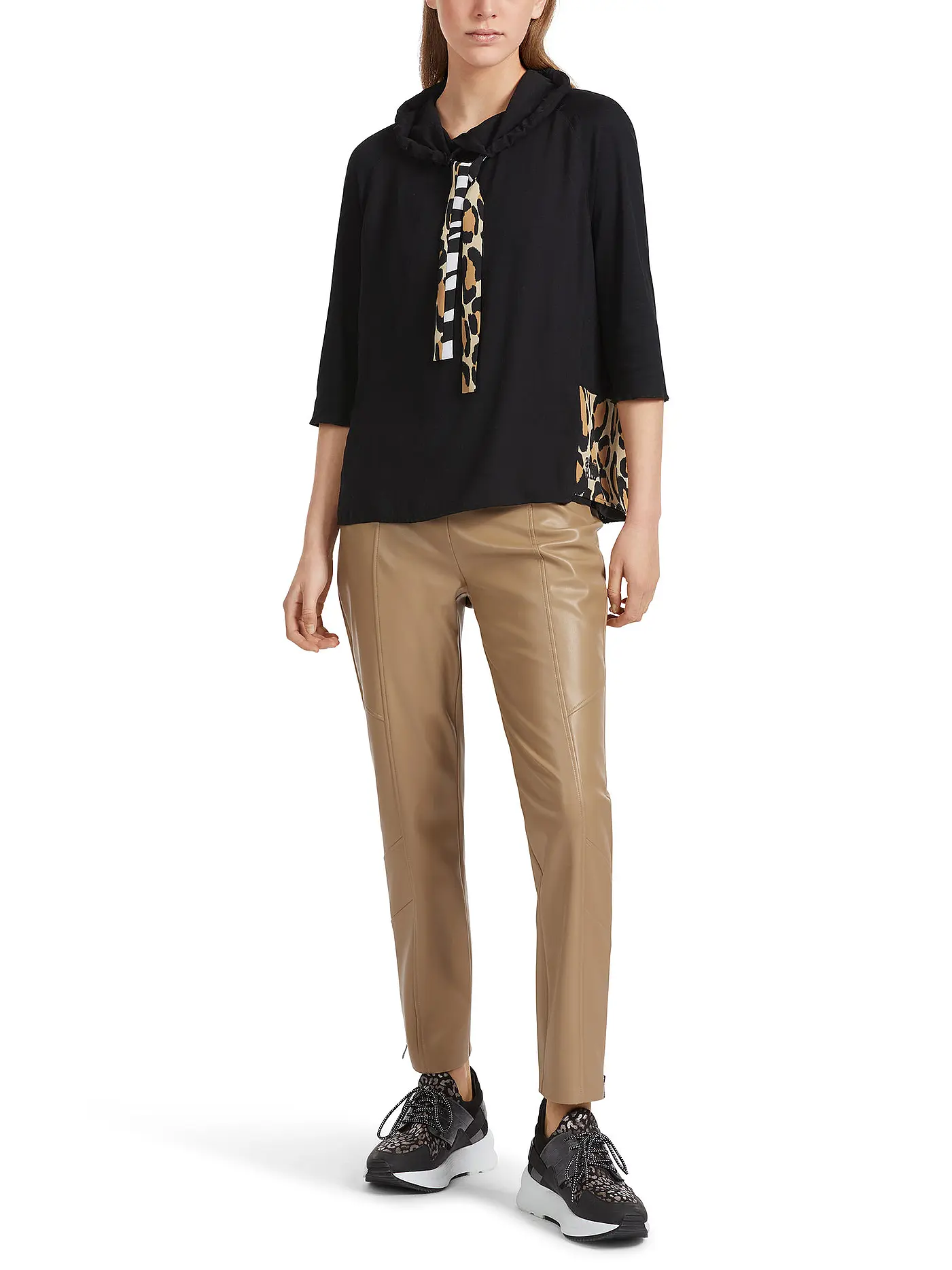 MARC CAIN | Blusenshirt | schwarz