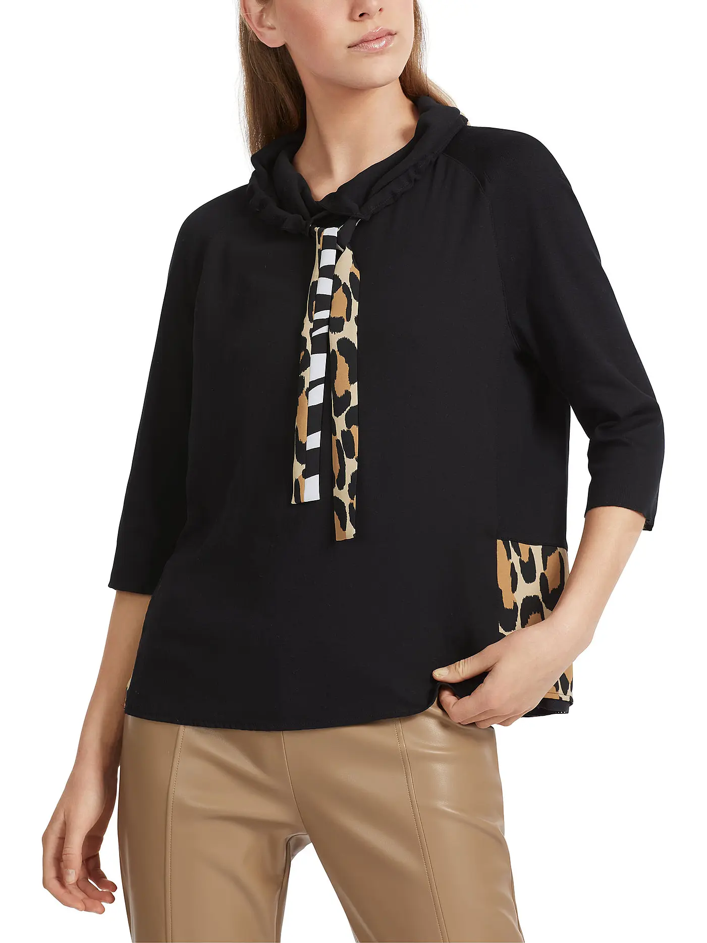 MARC CAIN | Blusenshirt | schwarz