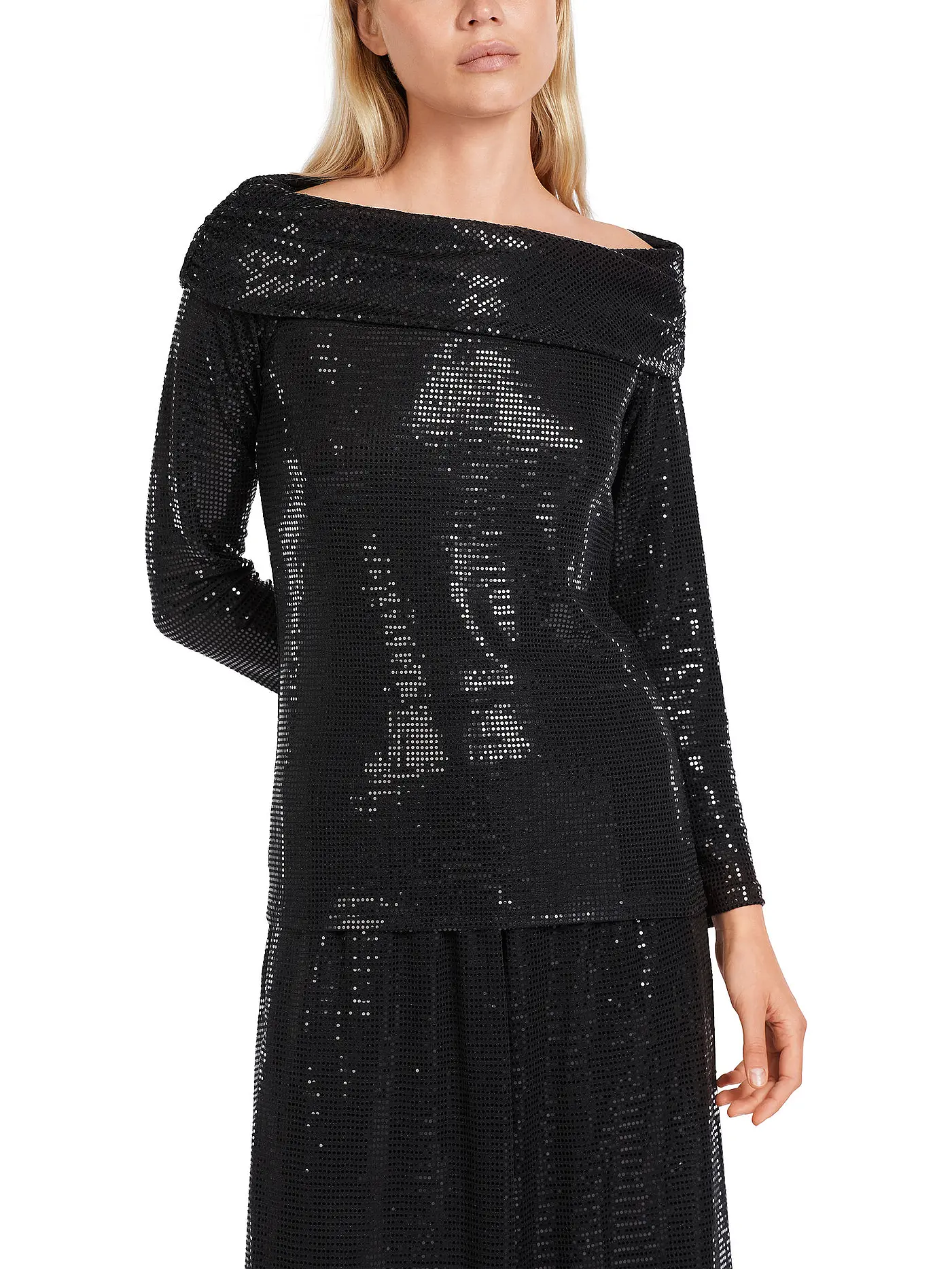 MARC CAIN | Blusenshirt | schwarz