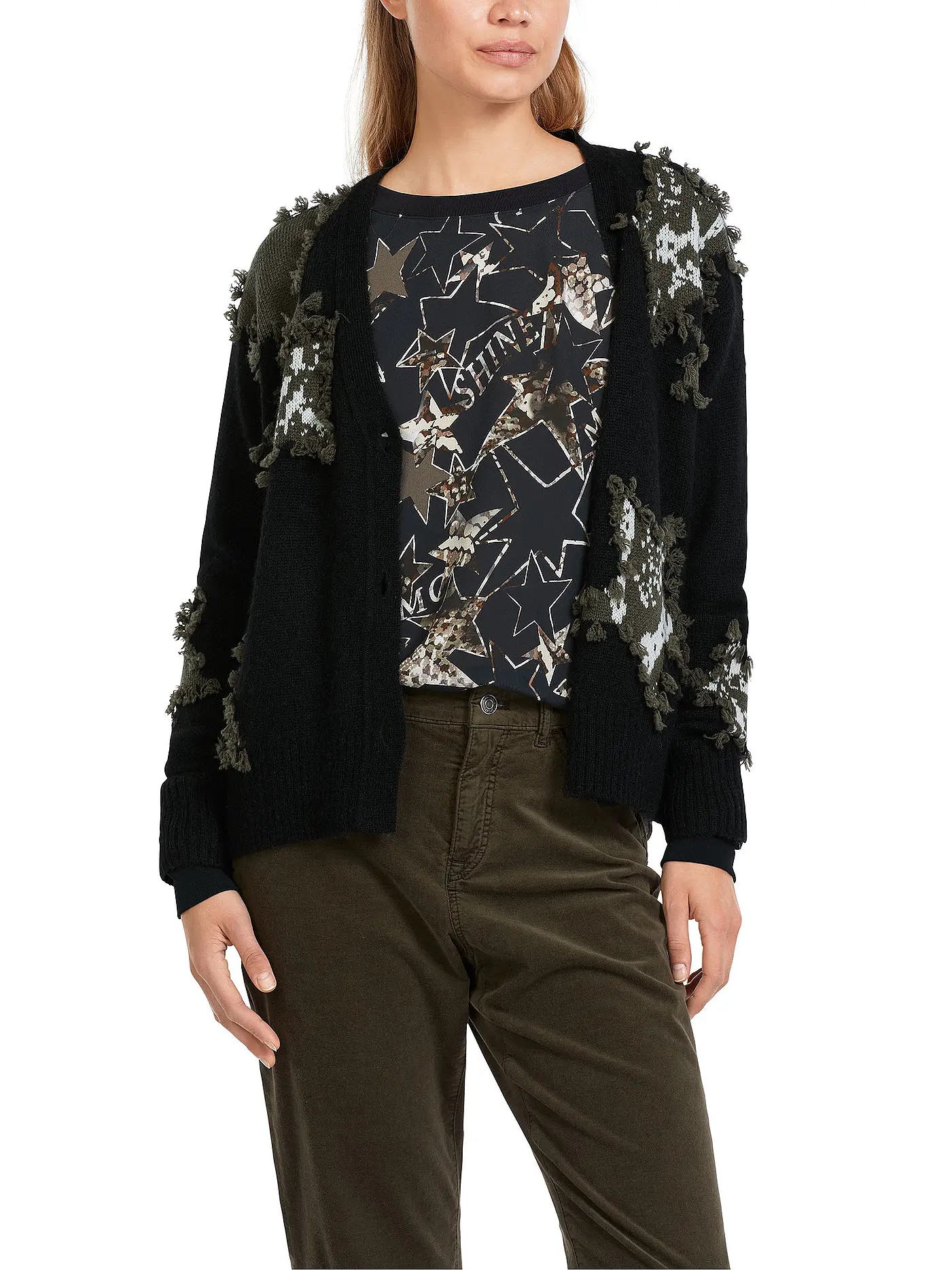 MARC CAIN | Cardigan | schwarz