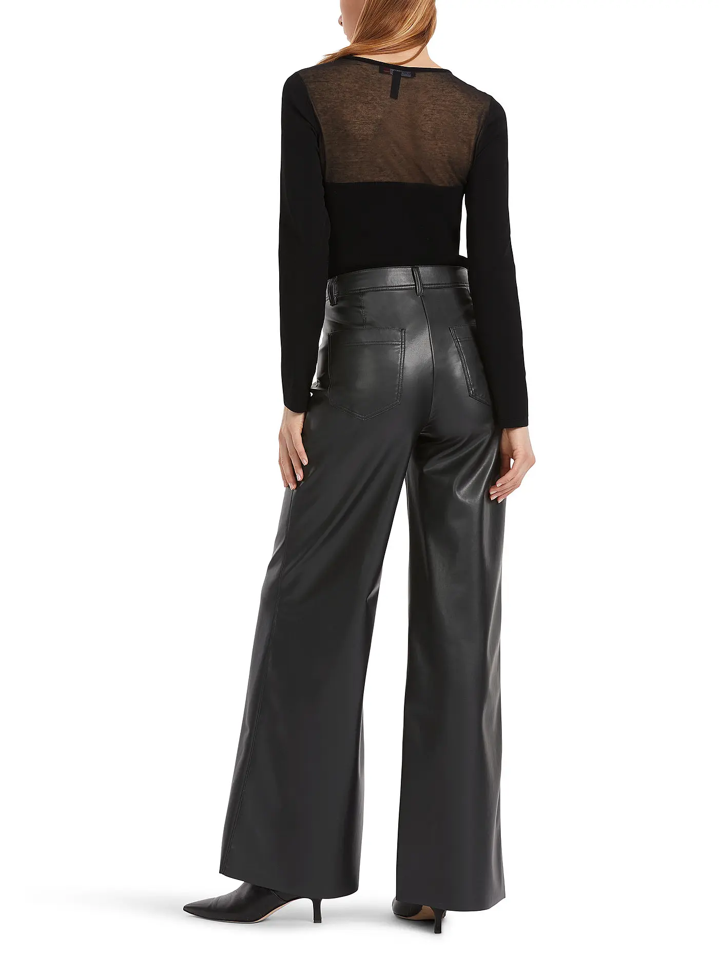 MARC CAIN | Hose Flared Fit WARRI  | schwarz