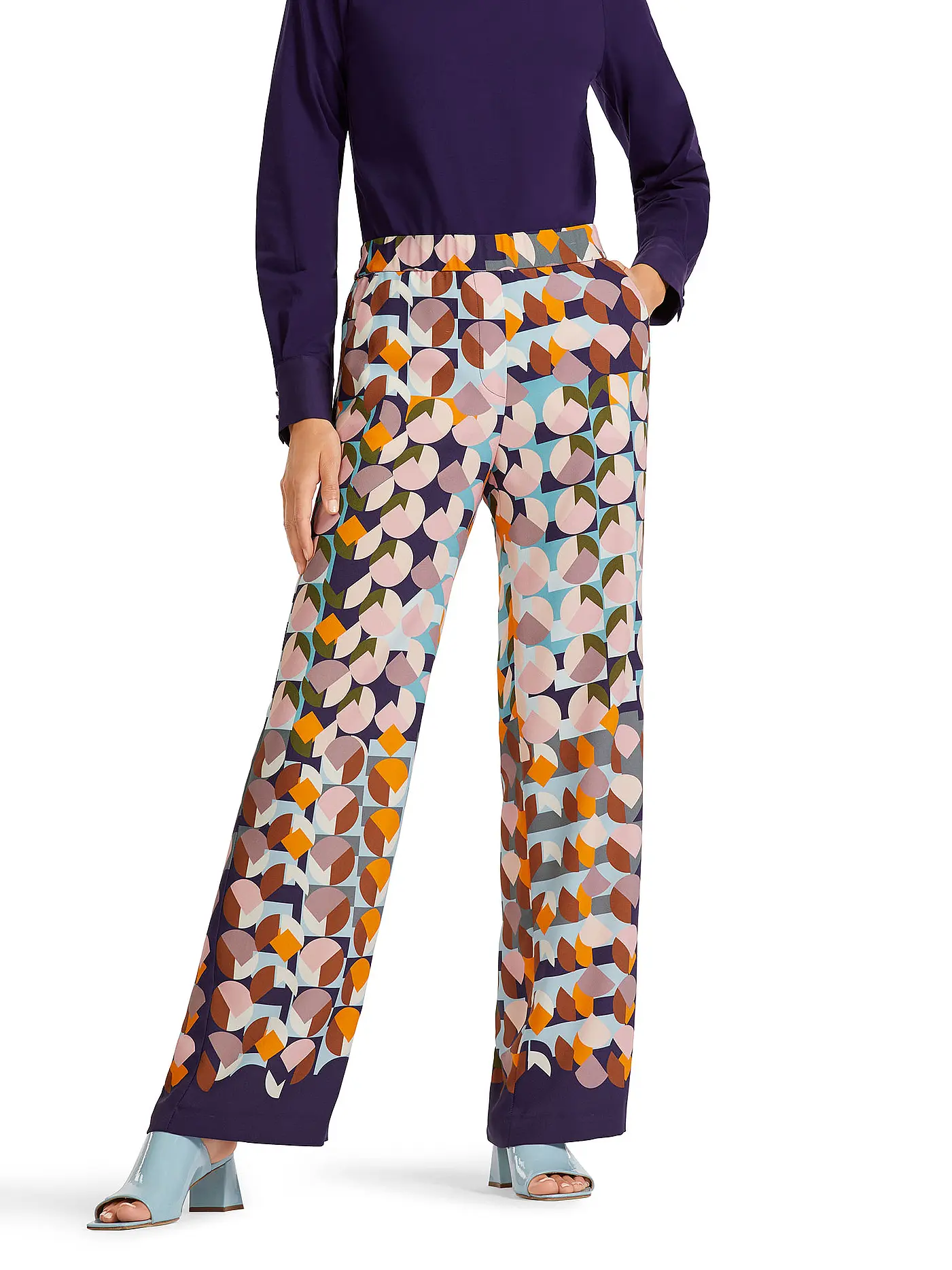 MARC CAIN | Hose Flared Fit | bunt