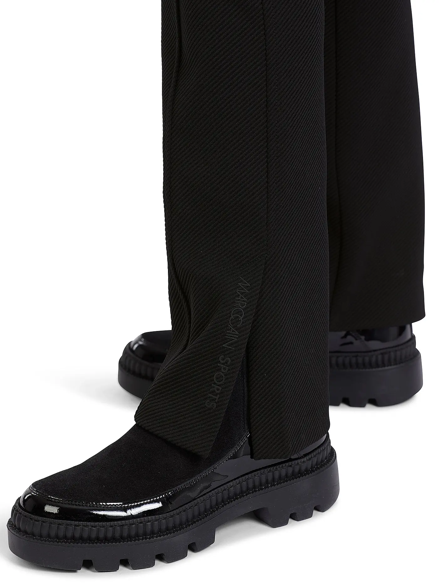 MARC CAIN | Hose Slim Fit SUMBER | schwarz