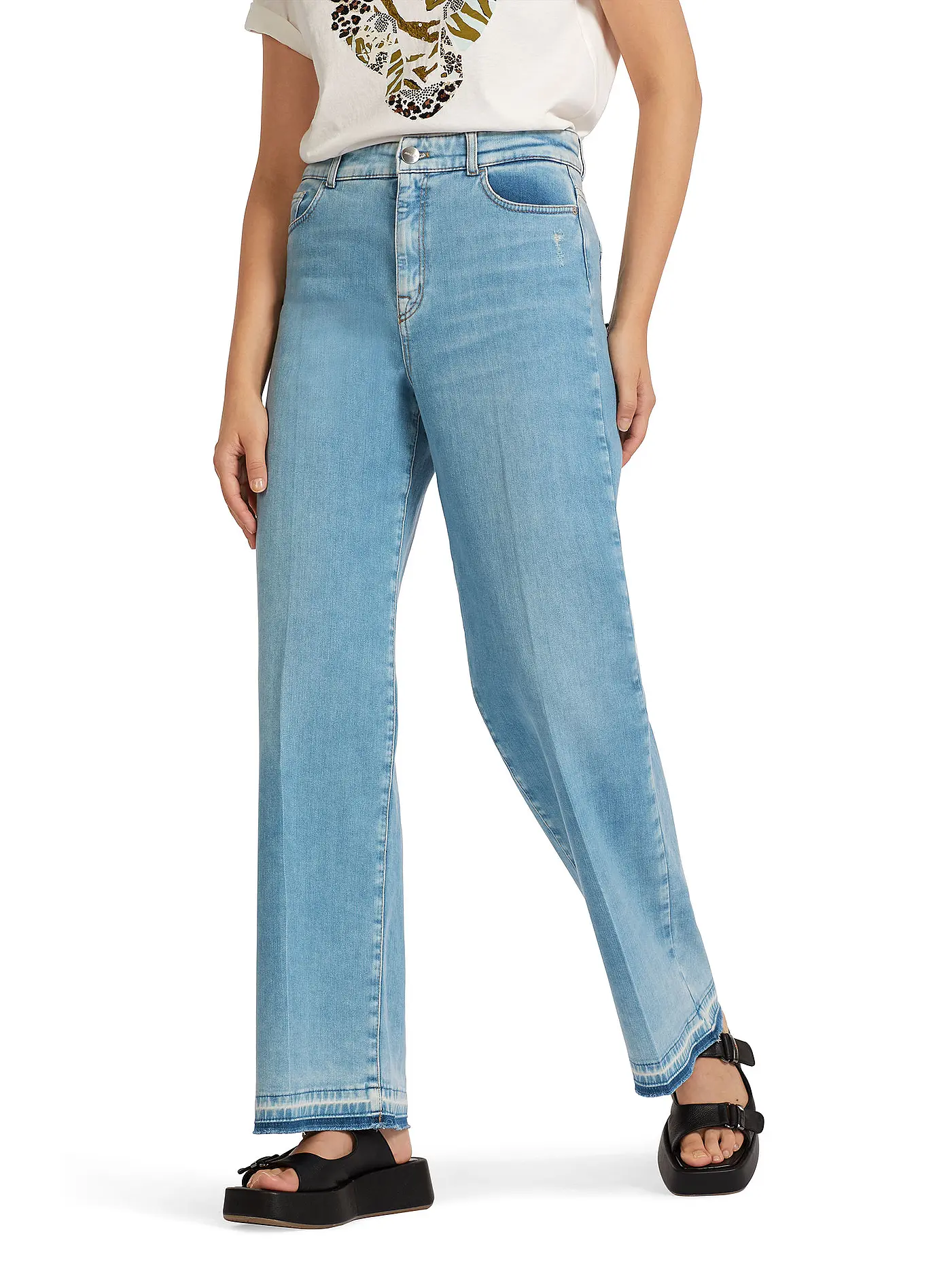MARC CAIN | Jeans Straight Fit | blau