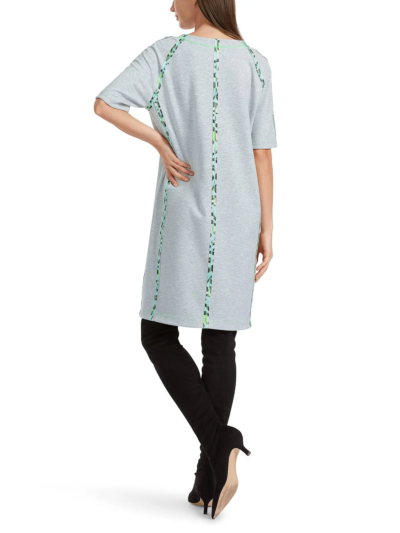 MARC CAIN | Kleid | silber