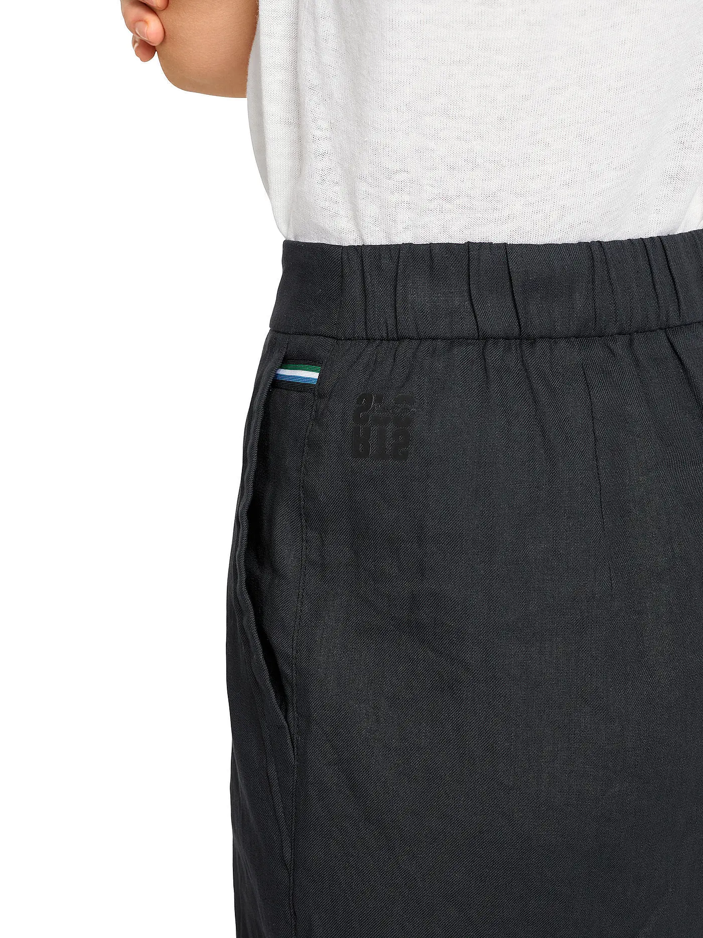 MARC CAIN | Leinen Bermuda | dunkelblau