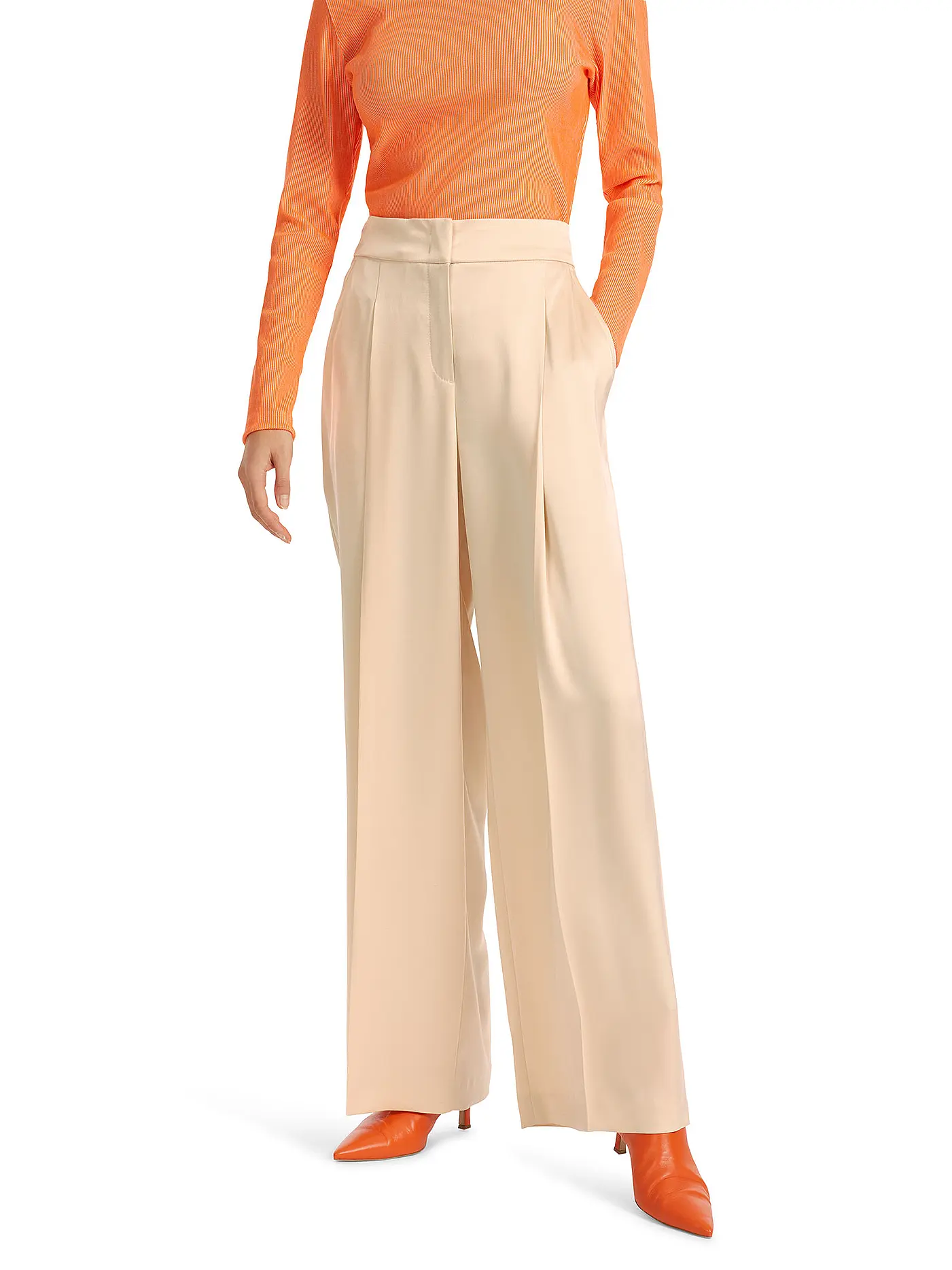 MARC CAIN | Marlenehose WICHITA | beige