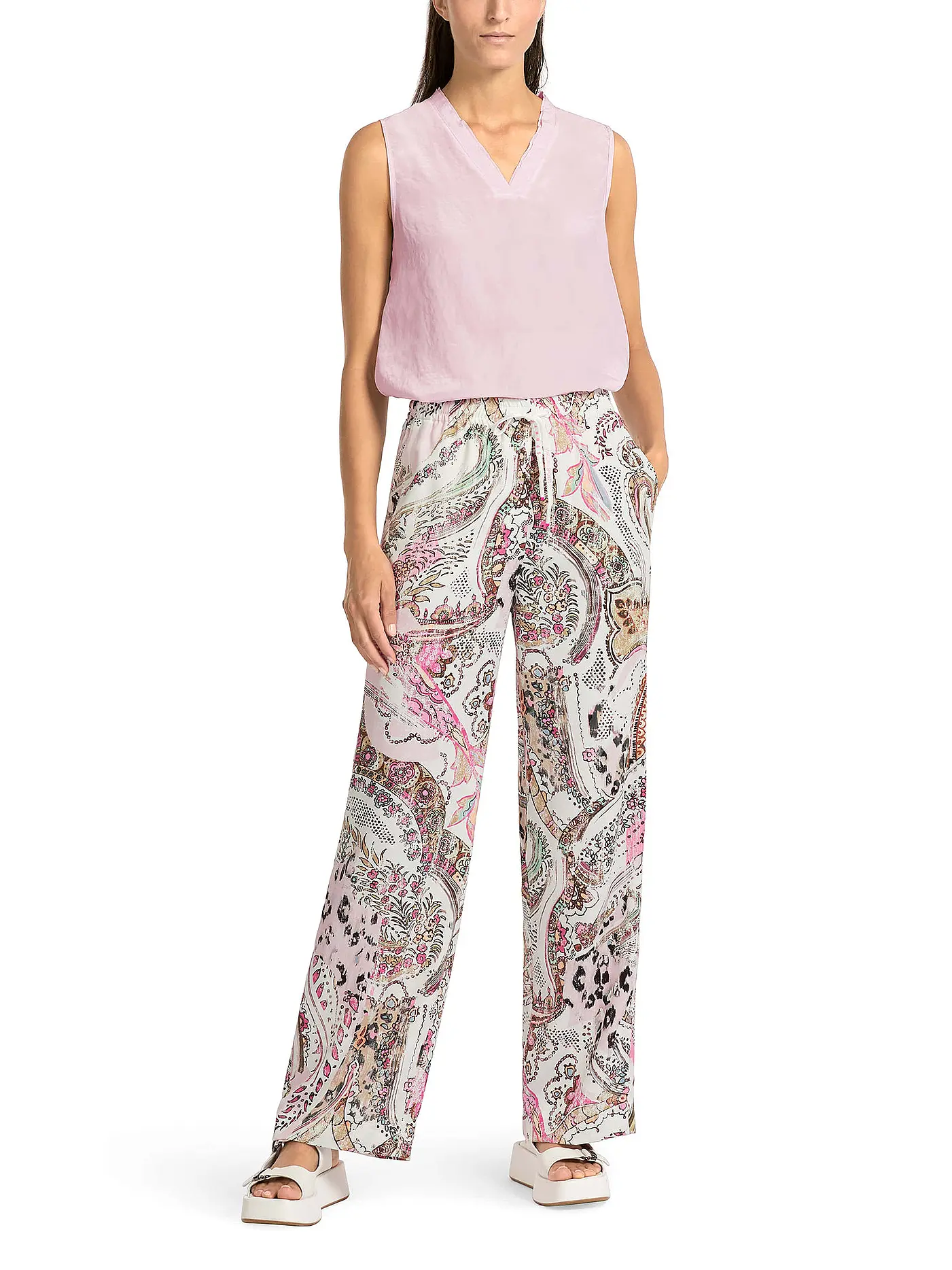 MARC CAIN | Marlenehose | rosa