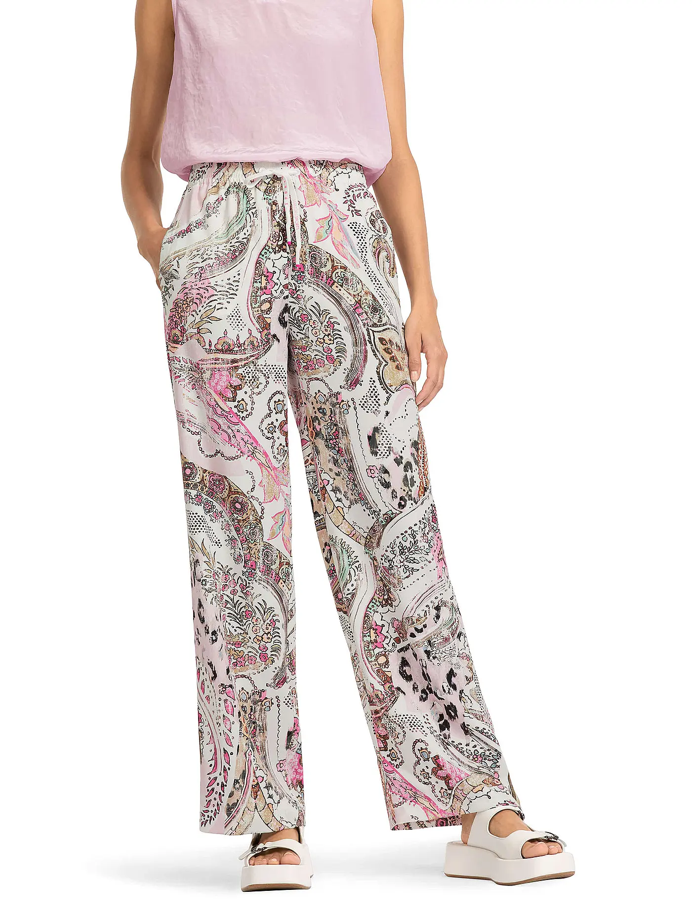 MARC CAIN | Marlenehose | rosa
