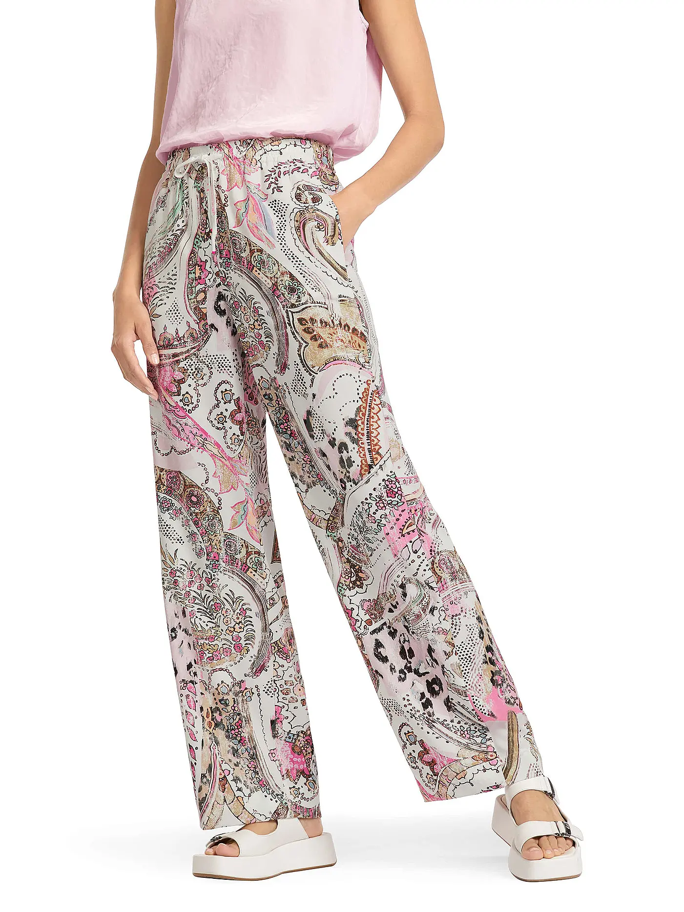 MARC CAIN | Marlenehose | rosa