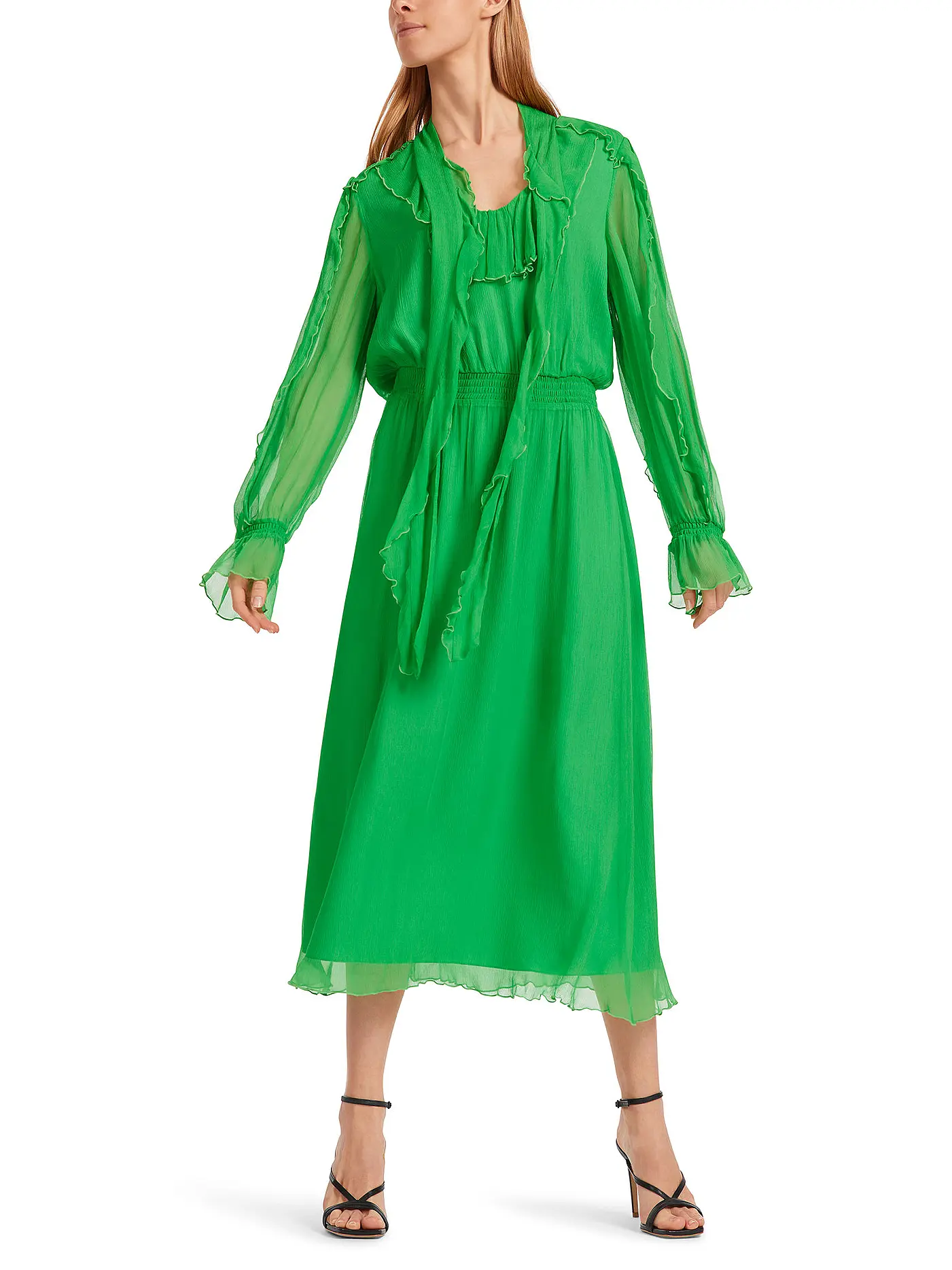 MARC CAIN | Midikleid  | dunkelgrün