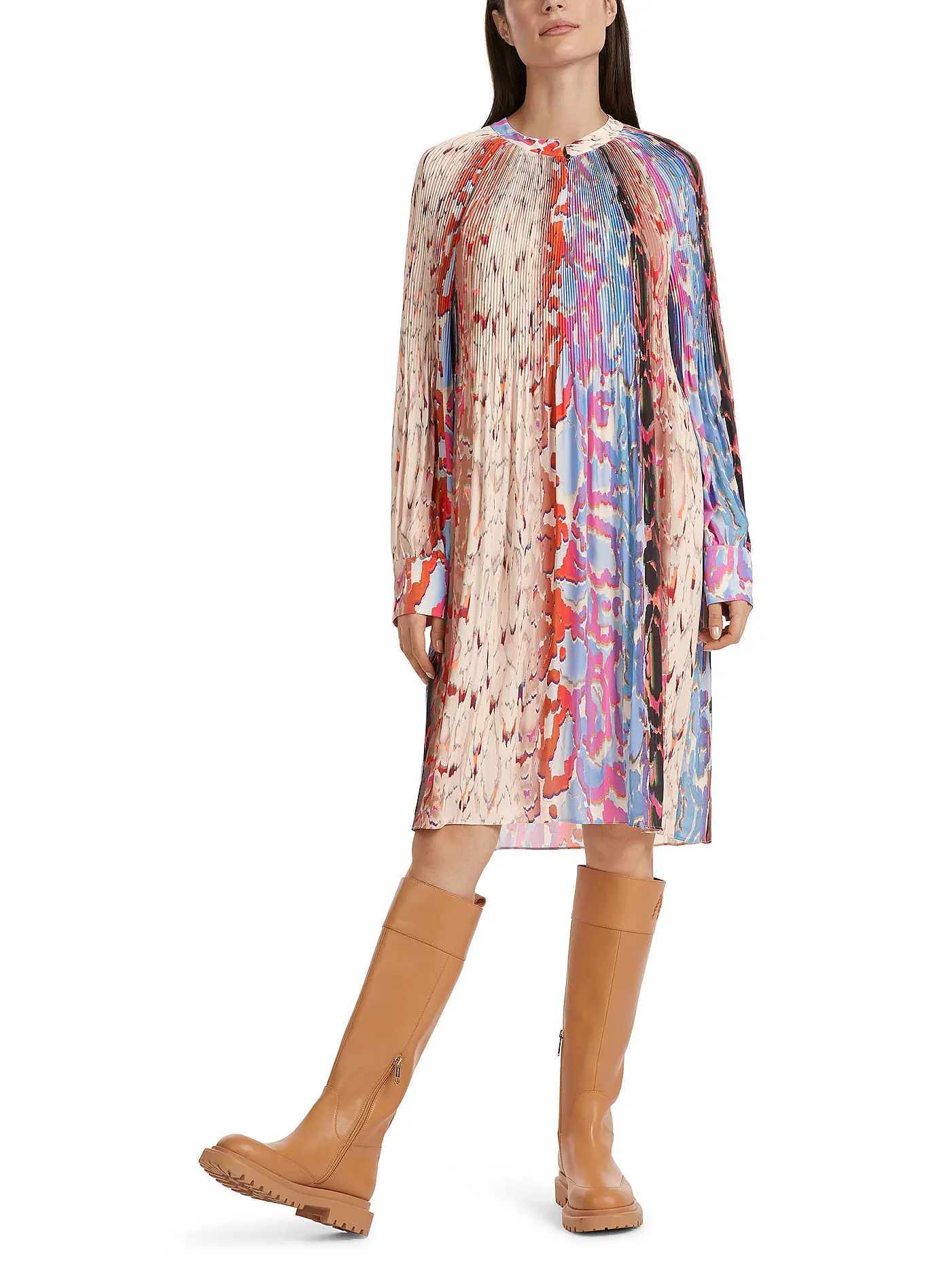 MARC CAIN | Midikleid | dunkelblau