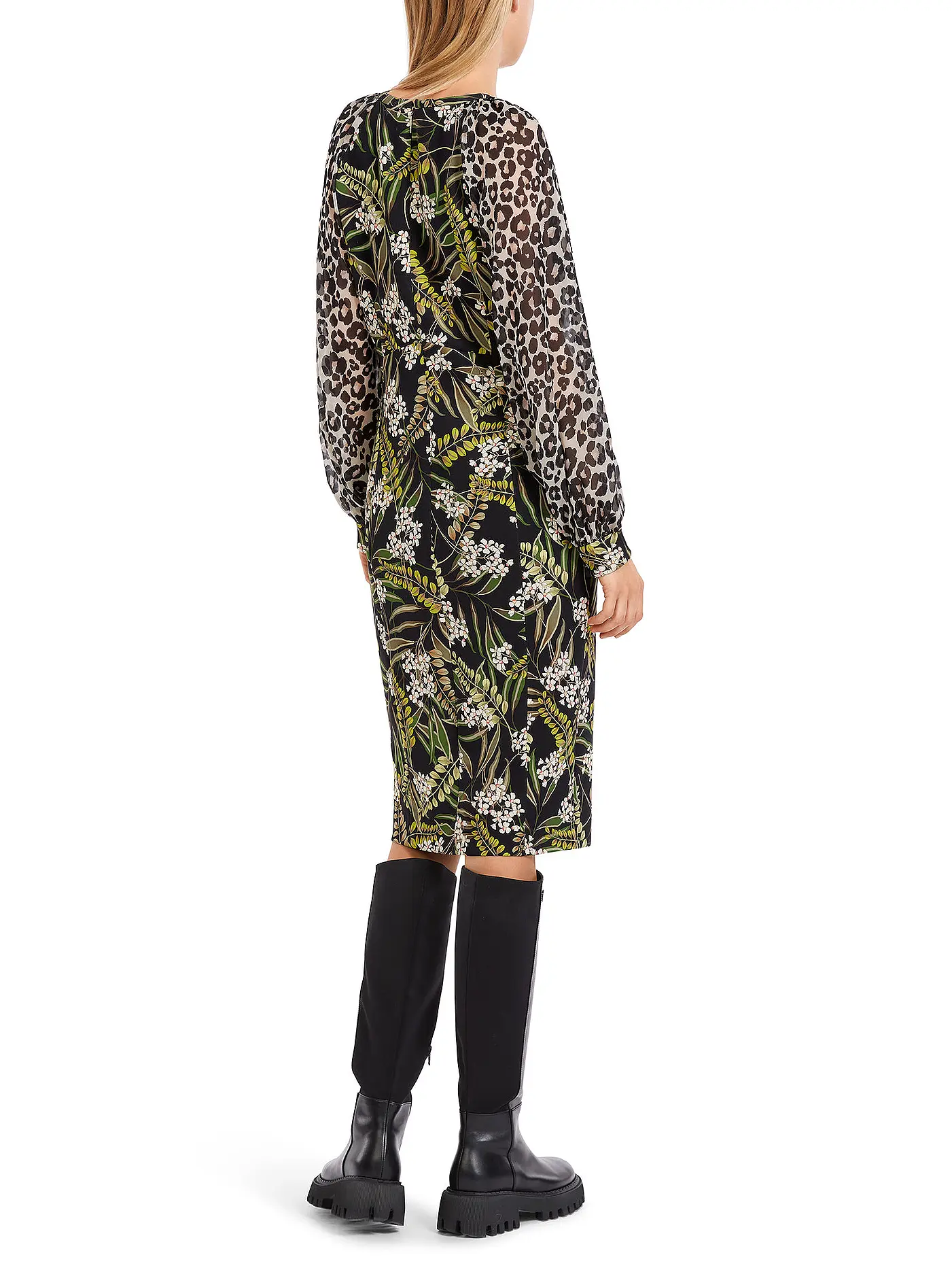 MARC CAIN | Midikleid | schwarz