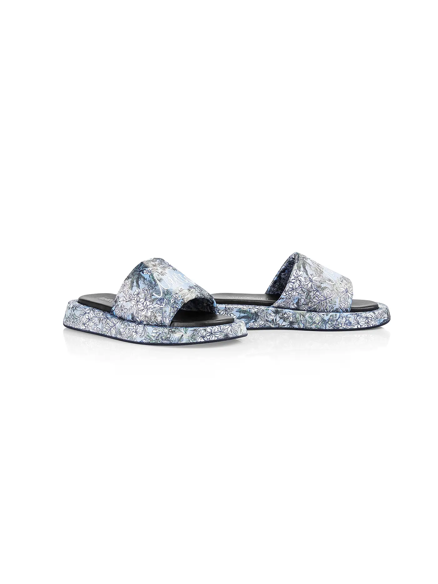 MARC CAIN | Pantoletten -  Sandalen | hellblau