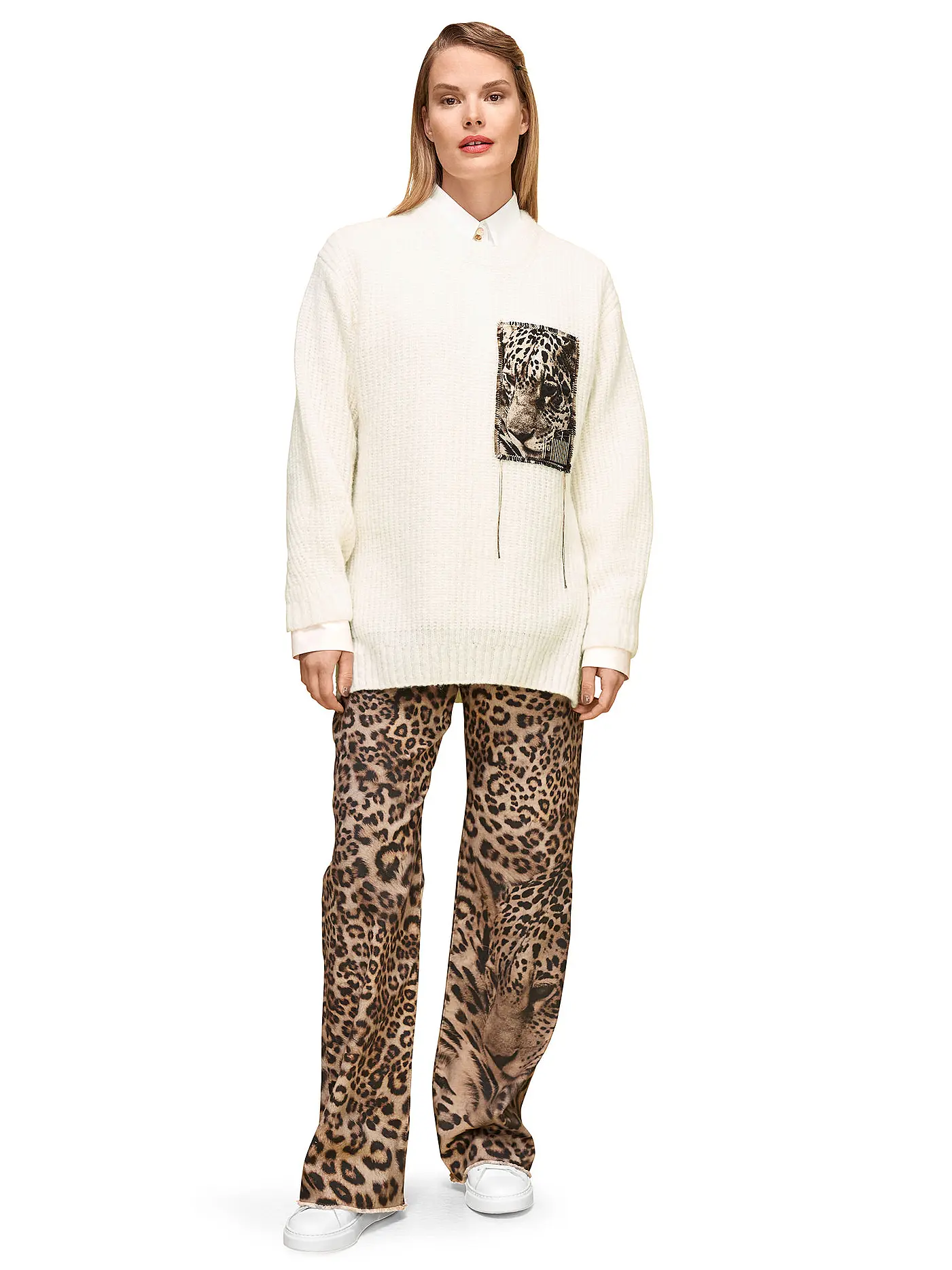 MARC CAIN | Pullover | weiss