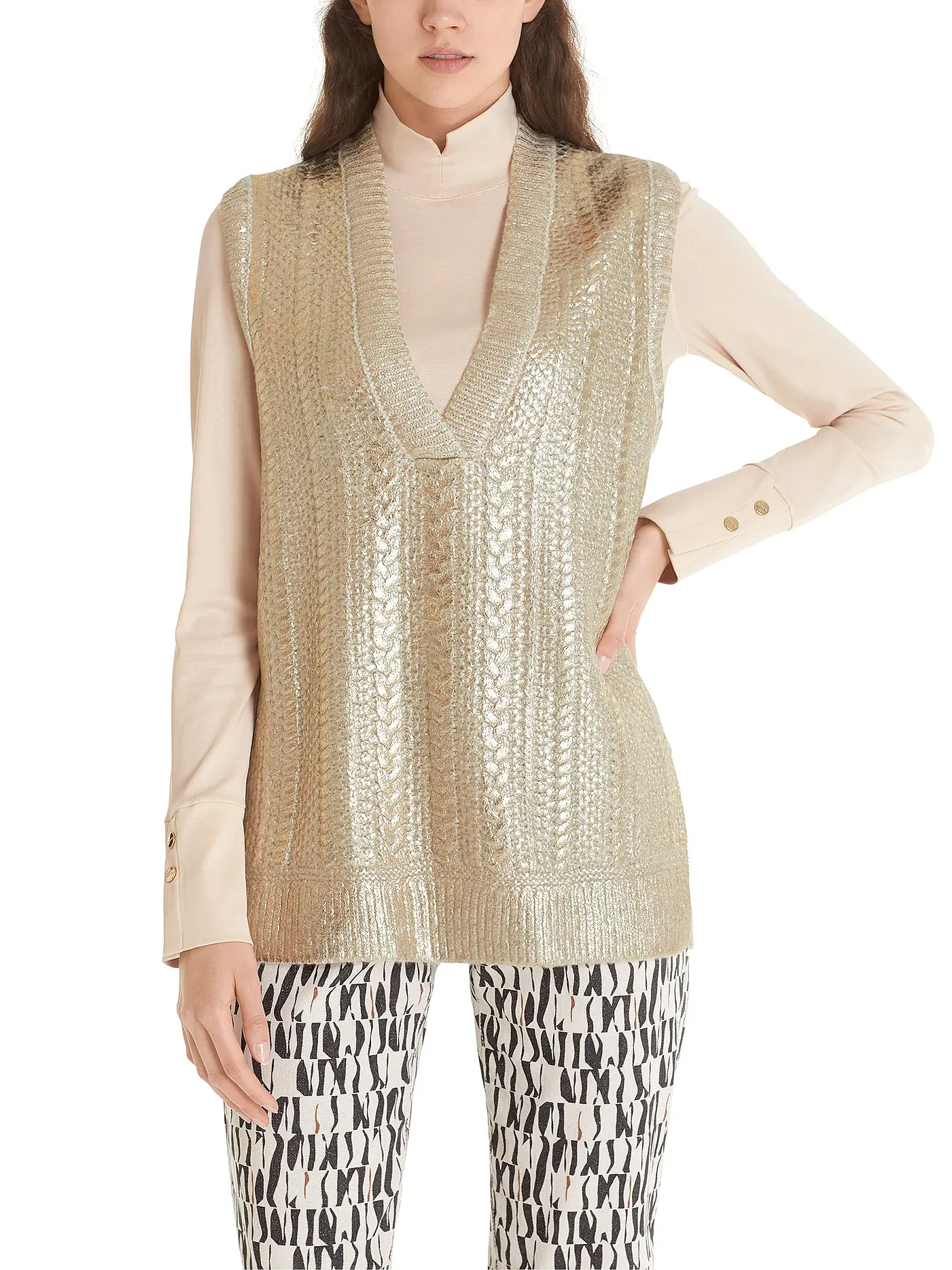 MARC CAIN | Pullunder | gold