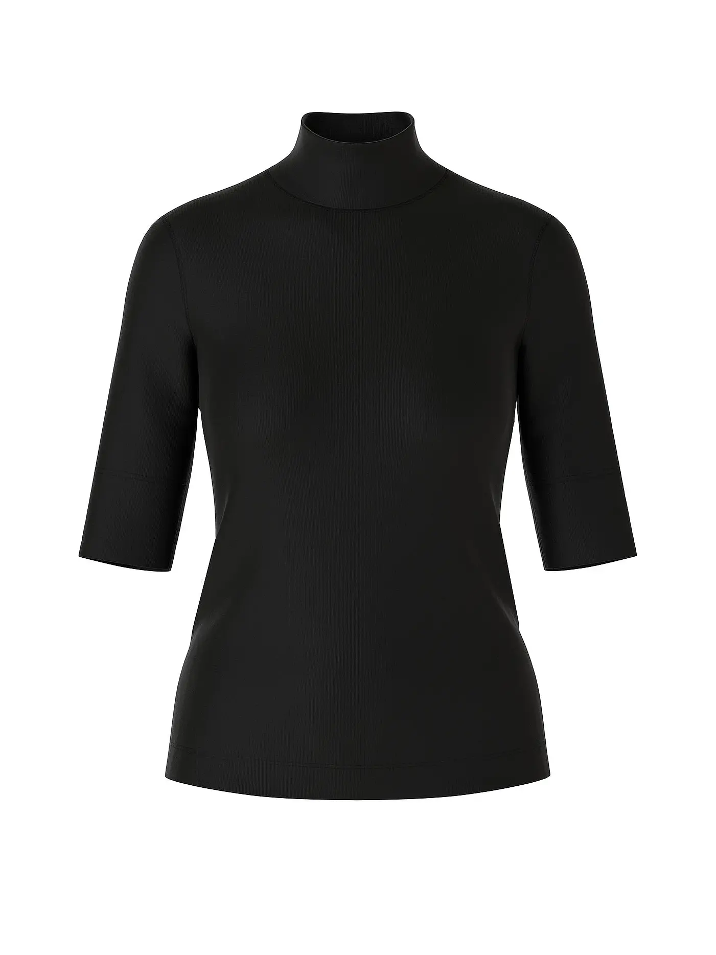 MARC CAIN | Rollkragenshirt | schwarz