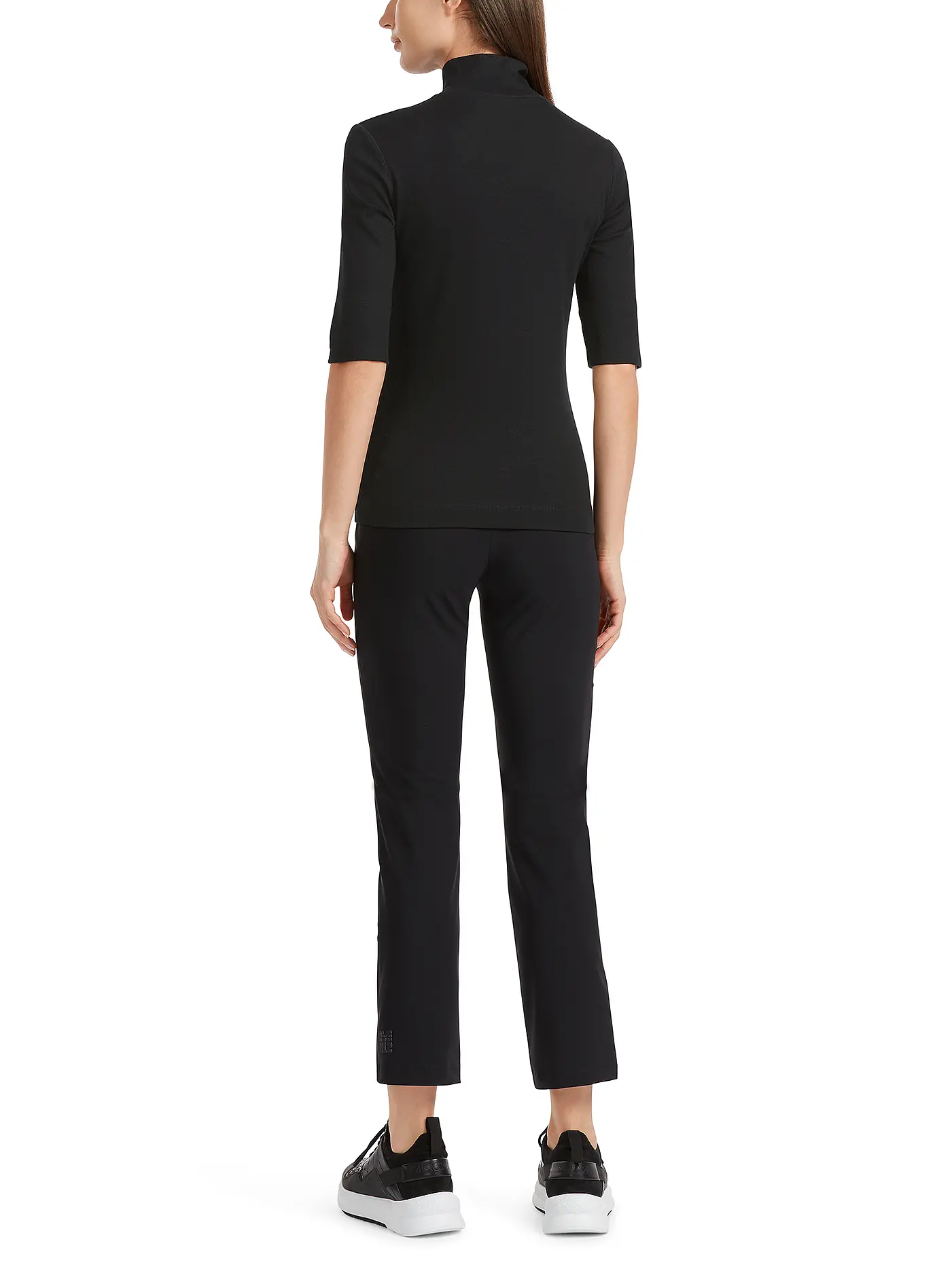 MARC CAIN | Rollkragenshirt | schwarz