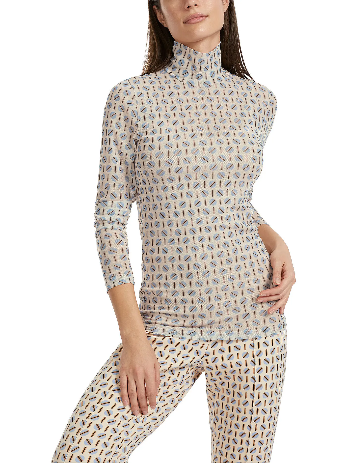 MARC CAIN | Rollkragenshirt | beige