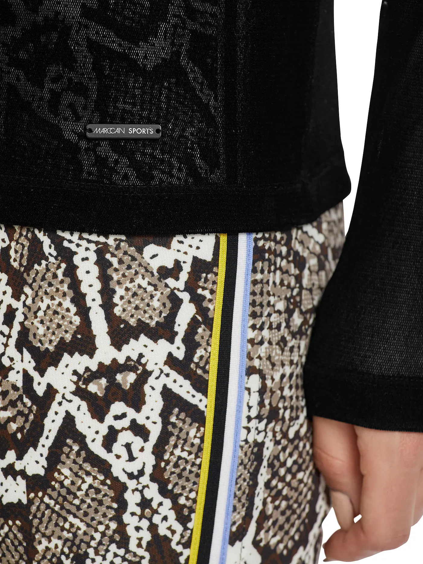 MARC CAIN | Rollkragenshirt | schwarz