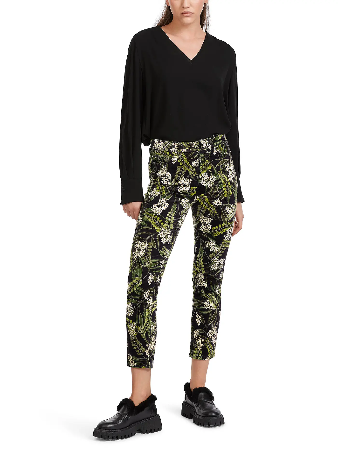 MARC CAIN | Samthose SILEA Slim Fit | schwarz