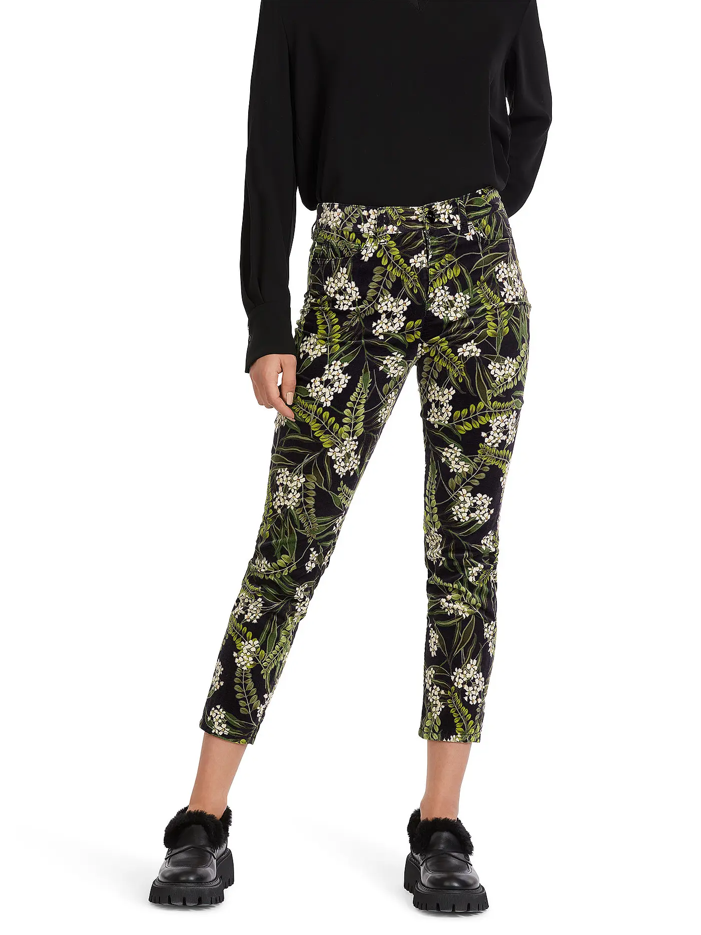 MARC CAIN | Samthose SILEA Slim Fit | schwarz