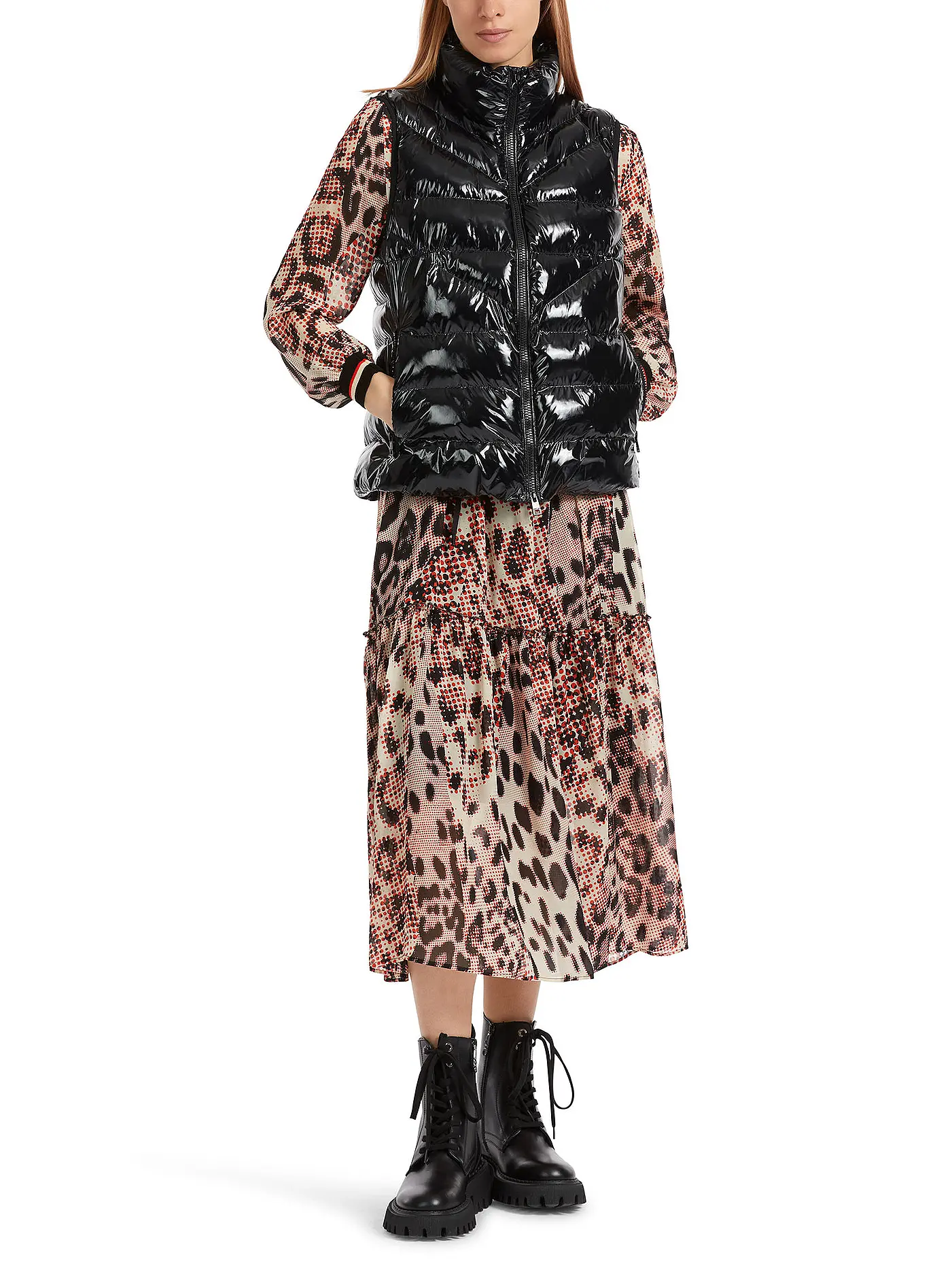 MARC CAIN | Steppgilet  | schwarz