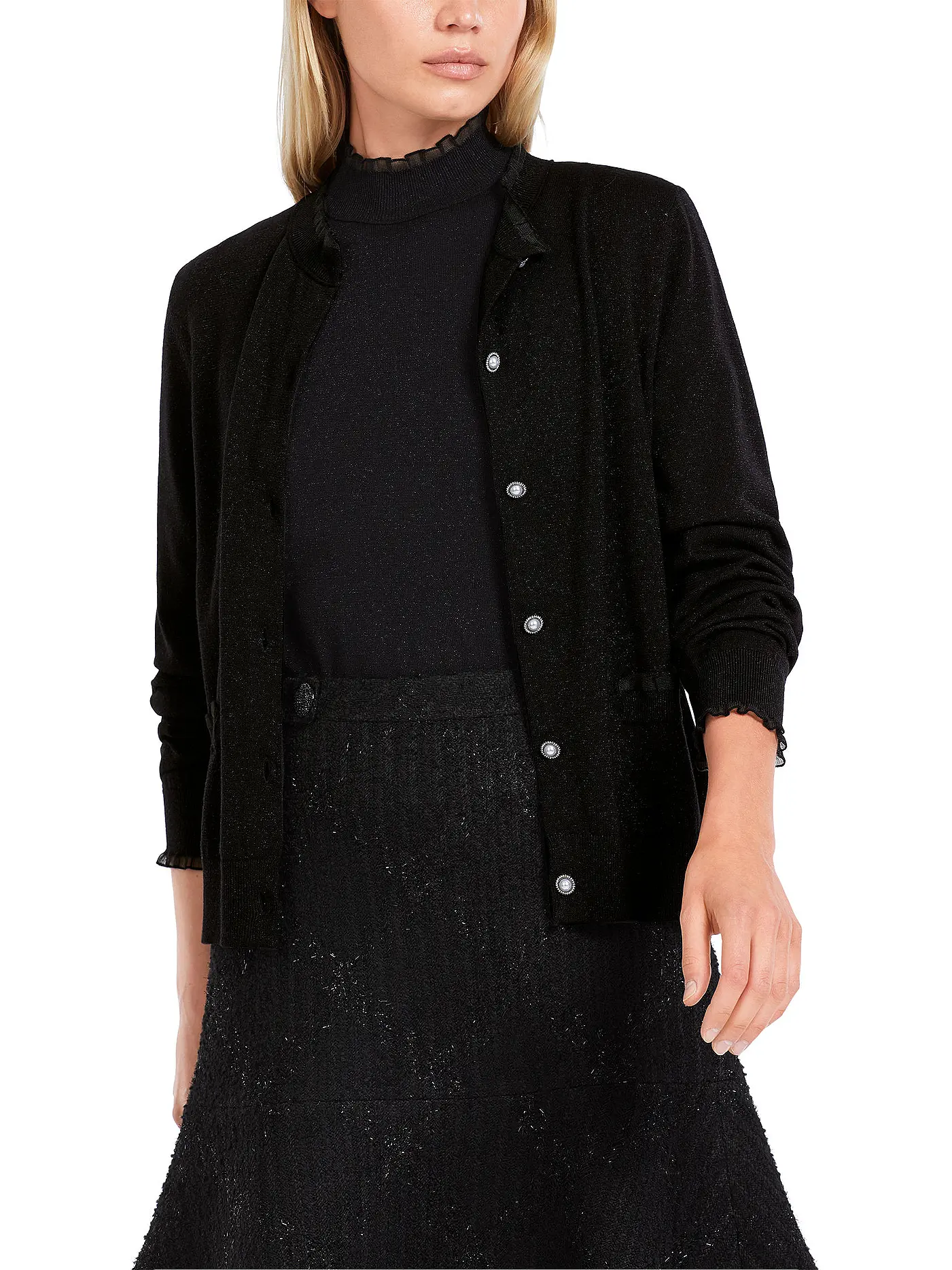 MARC CAIN | Strickcardigan | schwarz